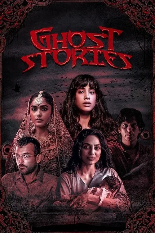 Poster chính thức của phim Phim Kinh Dị "Những Câu Chuyện Ma Ám" (Ghost Stories - 2020), với sự tham gia của diễn viên Janhvi Kapoor và Surekha Sikri.