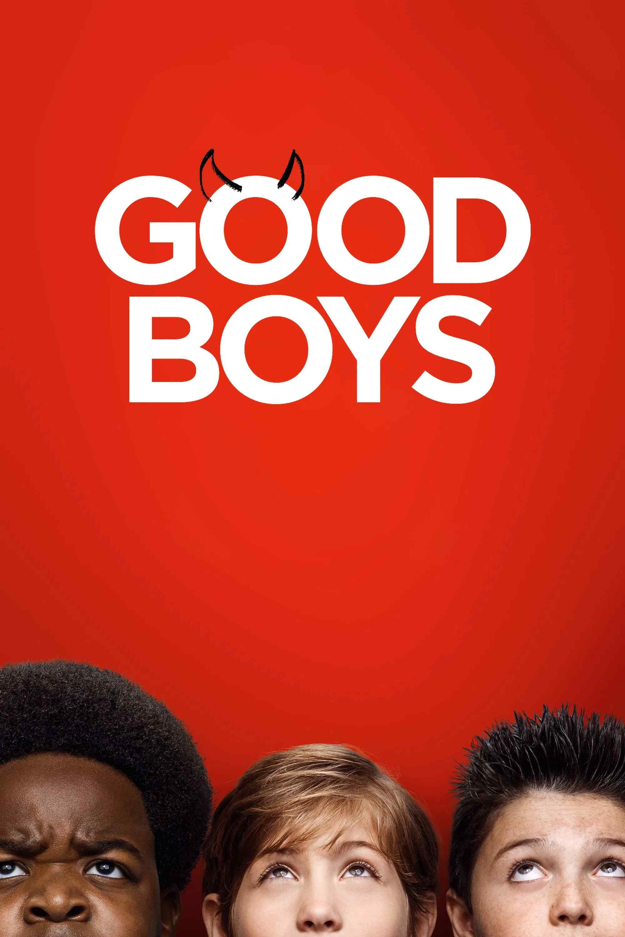 Poster chính thức của phim Phim Hài "Những Cậu Trai "Ngoan"" (Good Boys - 2019), với sự tham gia của diễn viên Jacob Tremblay và Keith L. Williams.