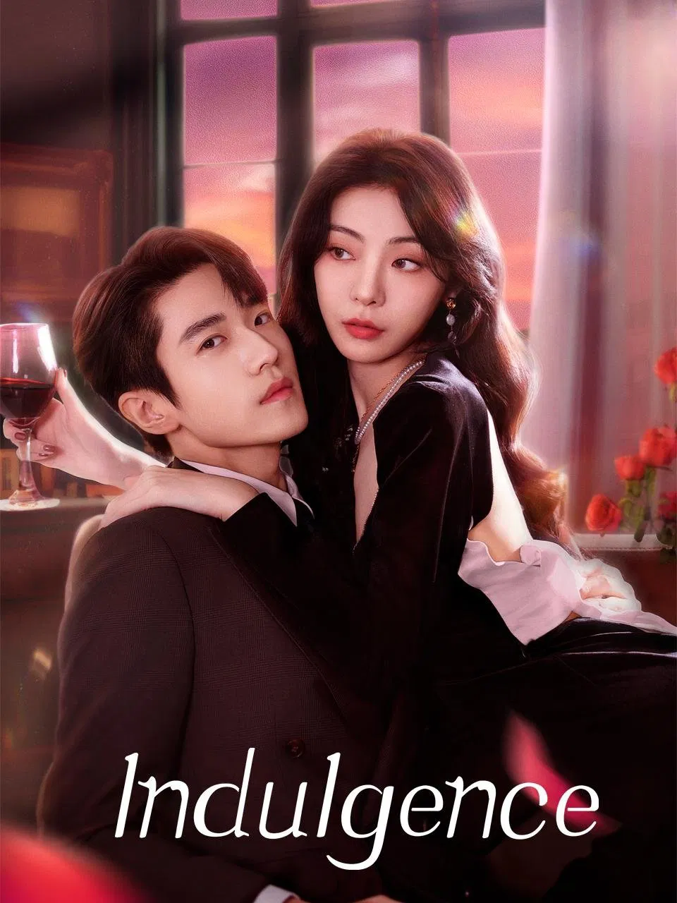Poster chính thức của phim Phim Tâm Lý, Phim Bí Ẩn "Nhúng Chàm" (Indulgence - 2024), với sự tham gia của diễn viên Feng Xiyao và Wang Junhao.