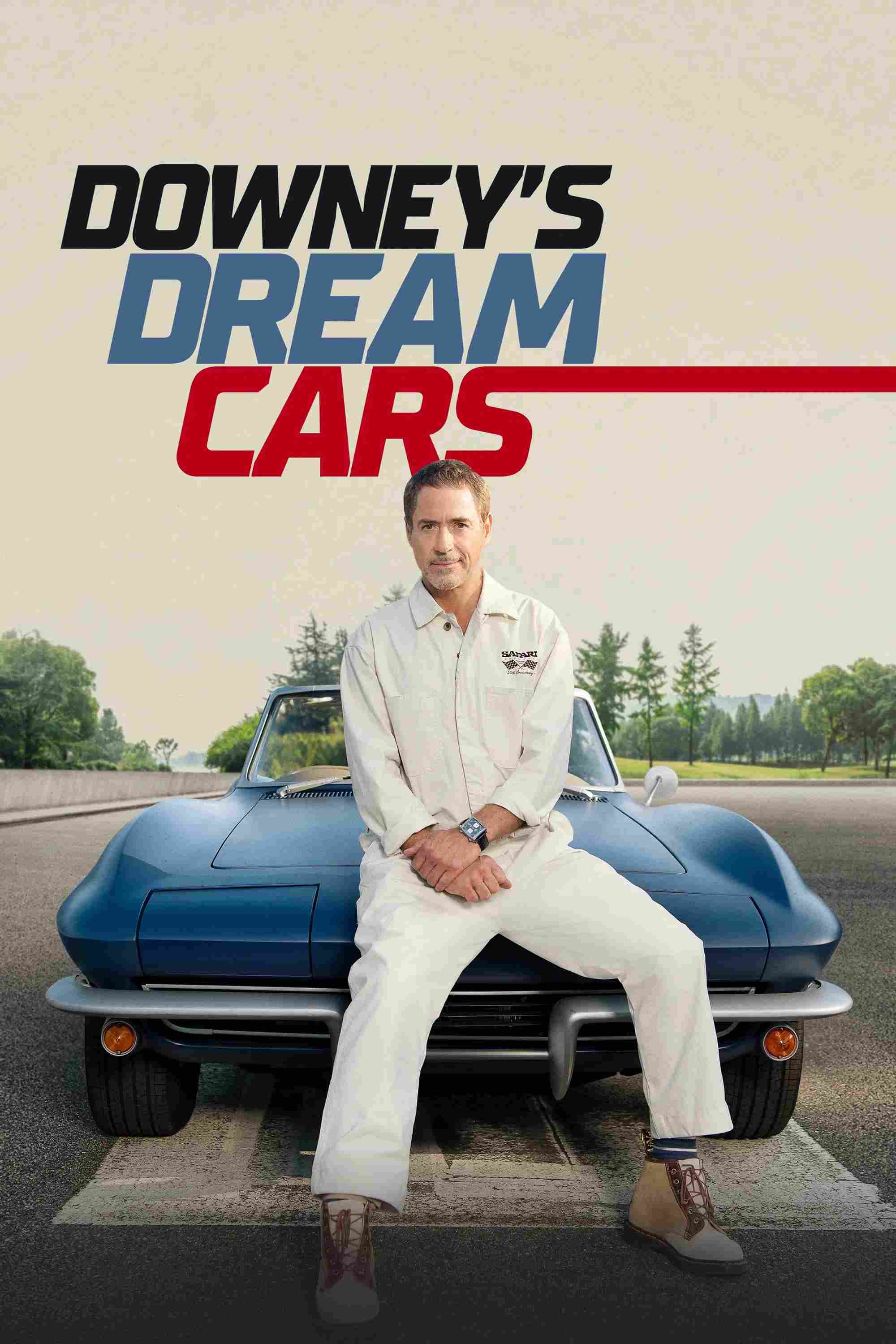 Poster chính thức của phim Phim Tài Liệu "Những Chiếc Xe Mơ Ước Của Downey" (Downey's Dream Cars - 2023), với sự tham gia của diễn viên Robert Downey Jr.