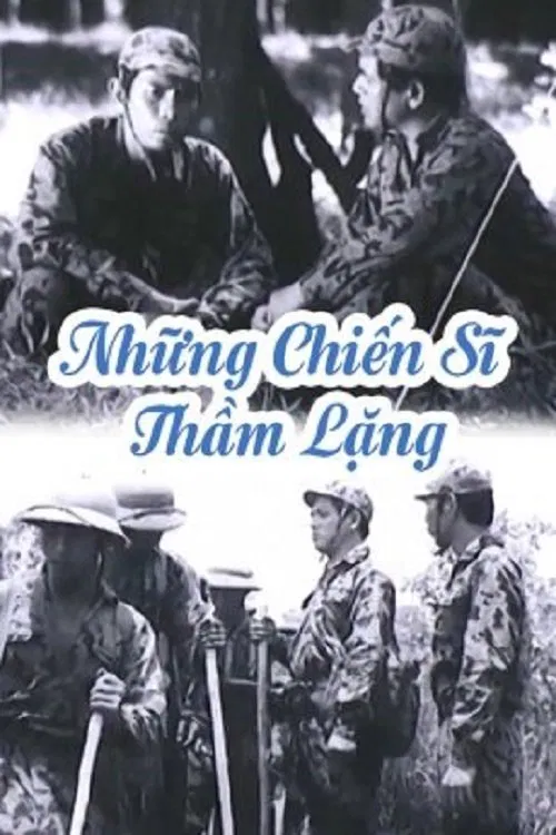 Poster chính thức của phim "Những Chiến Sĩ Thầm Lặng" (Silent Soldiers - 1984), với sự tham gia của diễn viên Phương Thanh và Kim Lân.