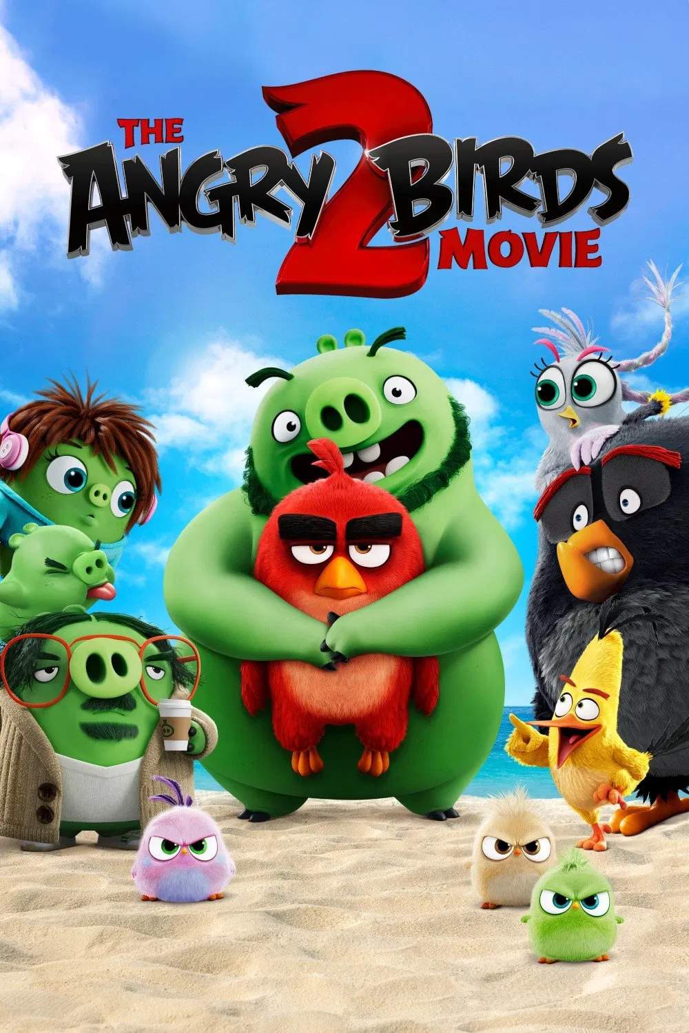 Poster chính thức của phim Phim Hoạt Hình, Phim Phiêu Lưu "Những Chú Chim Giận Dữ 2" (The Angry Birds Movie 2 - 2019), với sự tham gia của diễn viên Jason Sudeikis và Josh Gad.