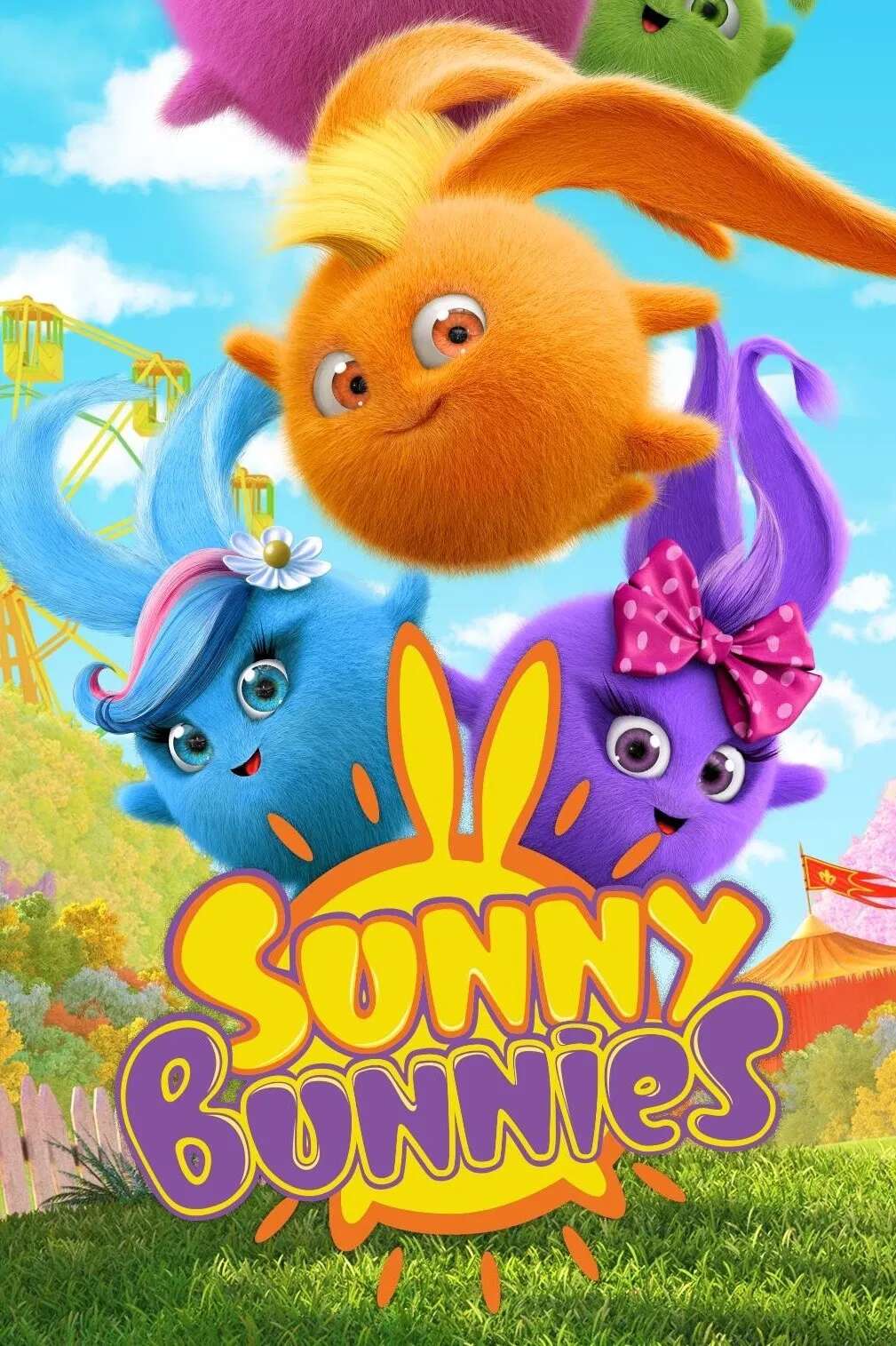 Poster chính thức của phim Phim Thiếu Nhi, Phim Hoạt Hình "Những chú thỏ sặc sỡ (Phần 2)" (Sunny Bunnies - 2015).