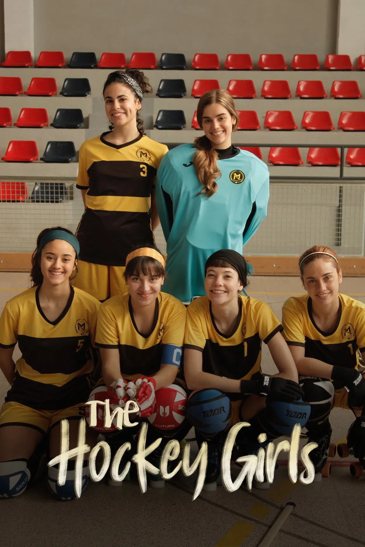 Poster chính thức của phim Phim Tâm Lý "Những Cô Gái Khúc Côn Cầu" (The Hockey Girls - 2019), với sự tham gia của diễn viên Natalia Barrientos và Julia Gibert.