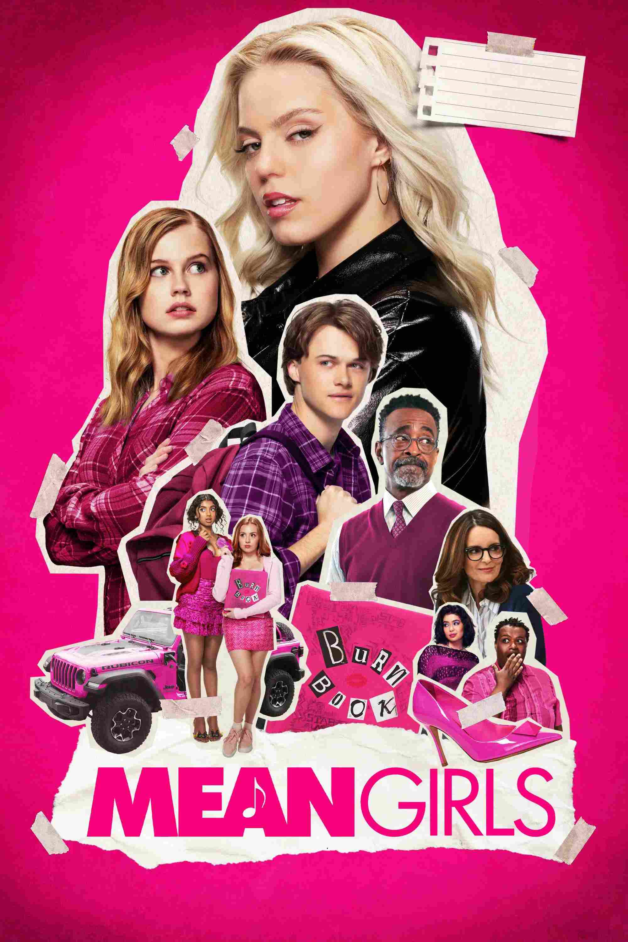 Poster chính thức của phim Phim Hài "Những Cô Nàng Lắm Chiêu" (Mean Girls - 2024), với sự tham gia của diễn viên Angourie Rice và Reneé Rapp.