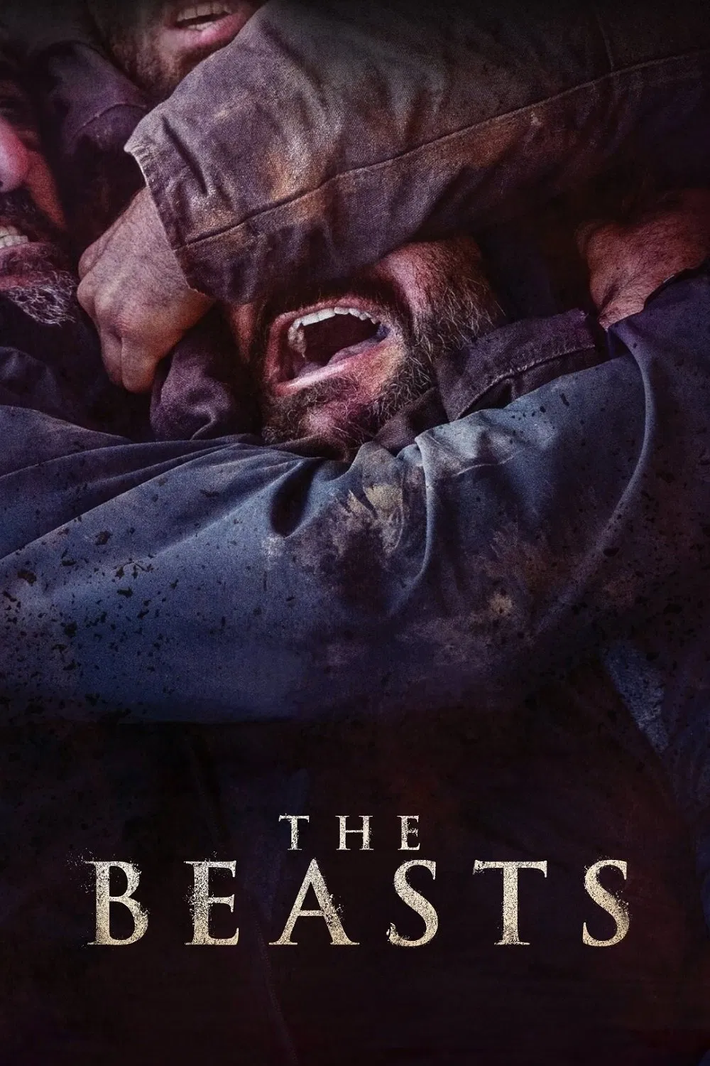 Poster chính thức của phim Phim Giật Gân, Phim Tâm Lý "Những con quái vật" (The Beasts - 2022), với sự tham gia của diễn viên Marina Foïs và Denis Ménochet.