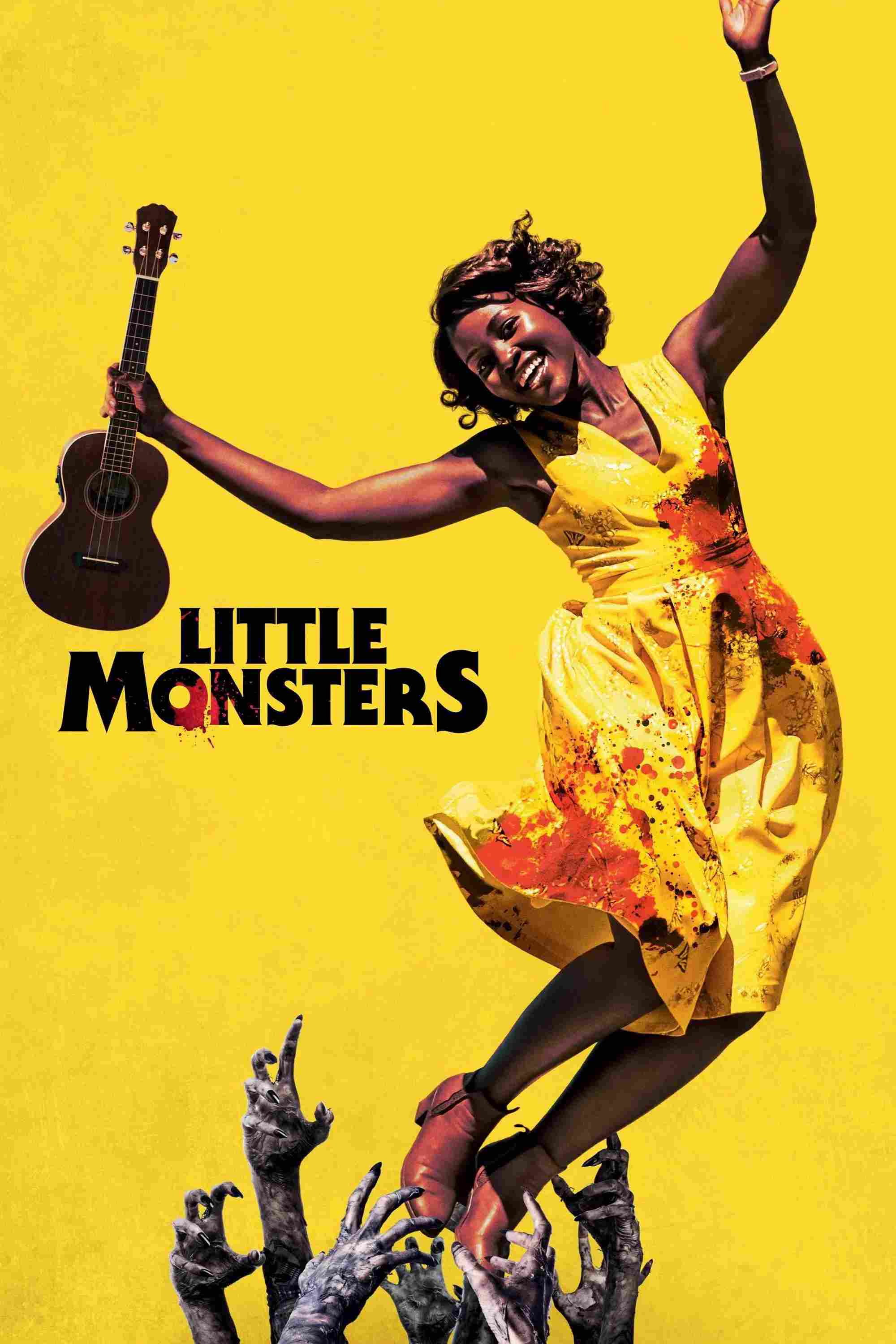 Poster chính thức của phim Phim Kinh Dị, Phim Hài "Những Con Quỷ Nhỏ" (Little Monsters - 2019), với sự tham gia của diễn viên Lupita Nyong'o và Alexander England.