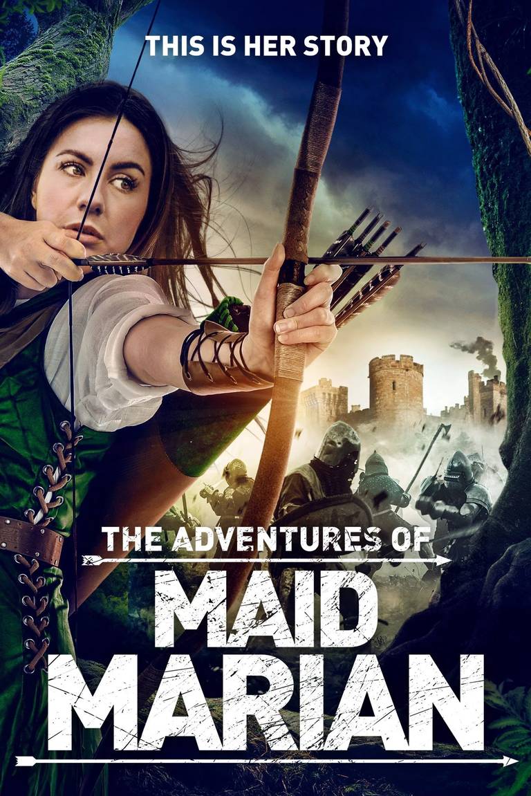 Poster chính thức của phim Phim Phiêu Lưu, Phim Hành Động "Những Cuộc Phiêu Lưu Của Maid Marian" (The Adventures of Maid Marian - 2022), với sự tham gia của diễn viên Sophie-Louise Craig và Dominic Andersen.