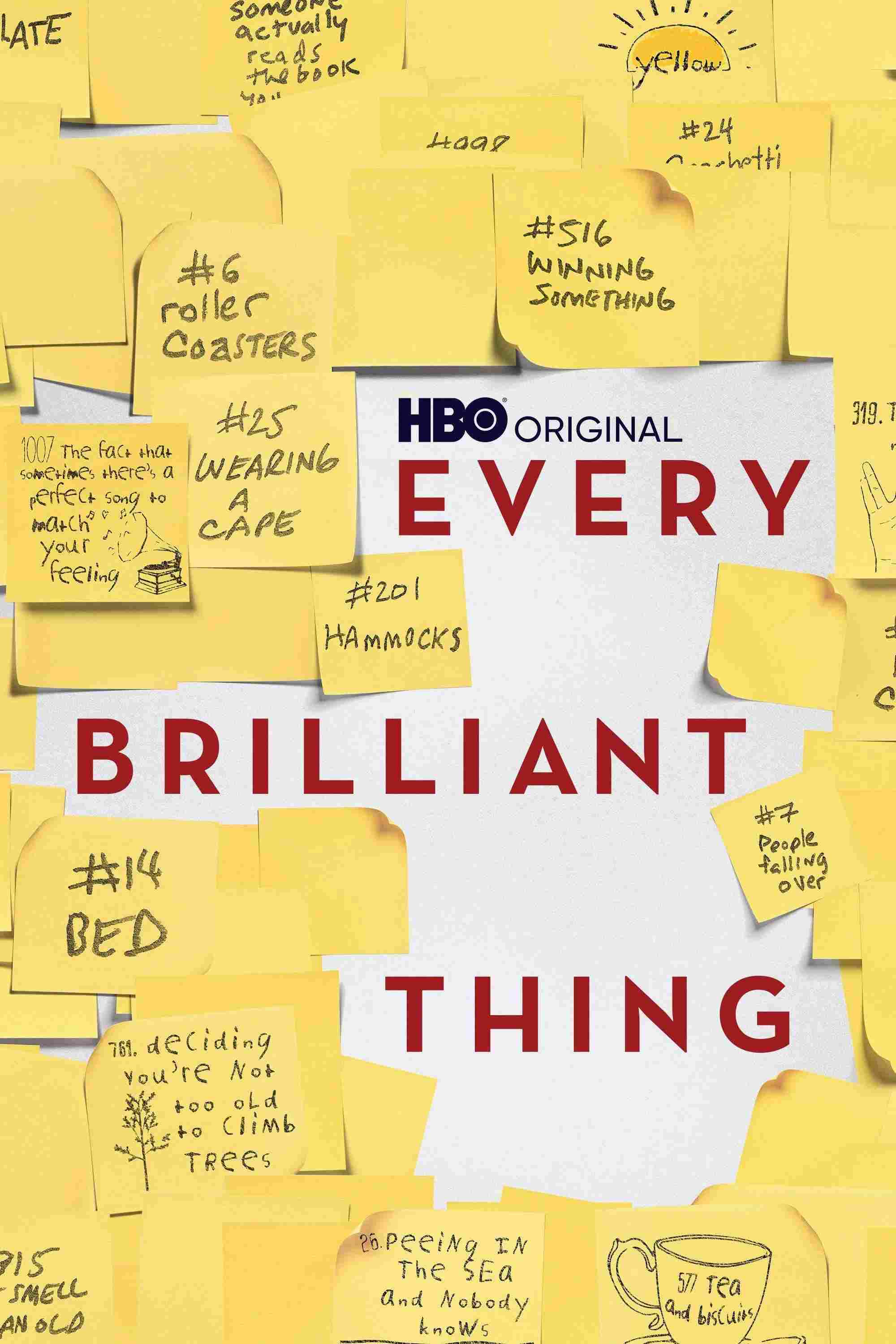 Poster chính thức của phim Phim Tài Liệu, Phim Truyền Hình "Những Điều Tuyệt Vời" (Every Brilliant Thing - 2016), với sự tham gia của diễn viên Tobey Maguire.