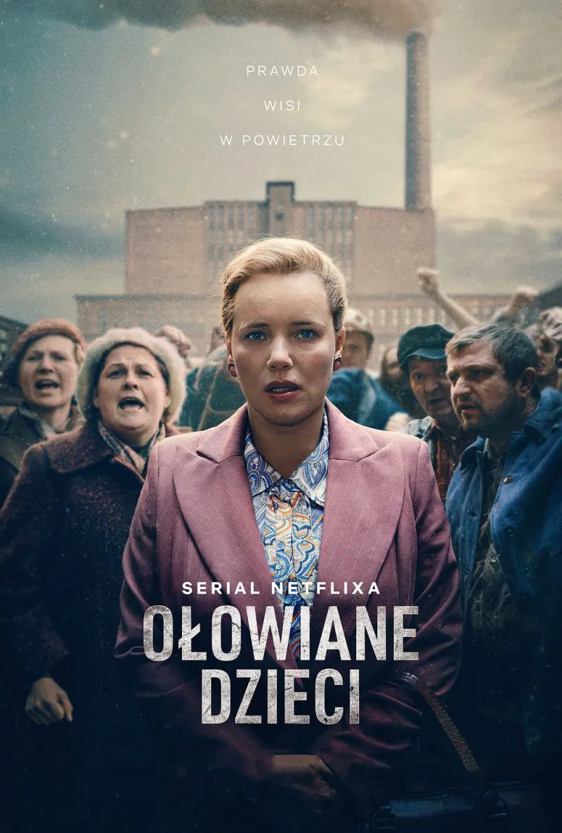Poster chính thức của phim Phim Tâm Lý "Những Đứa Trẻ Nhuốm Chì (Ołowiane dzieci)" (Lead Children - 2026), với sự tham gia của diễn viên Joanna Kulig và Agata Kulesza.