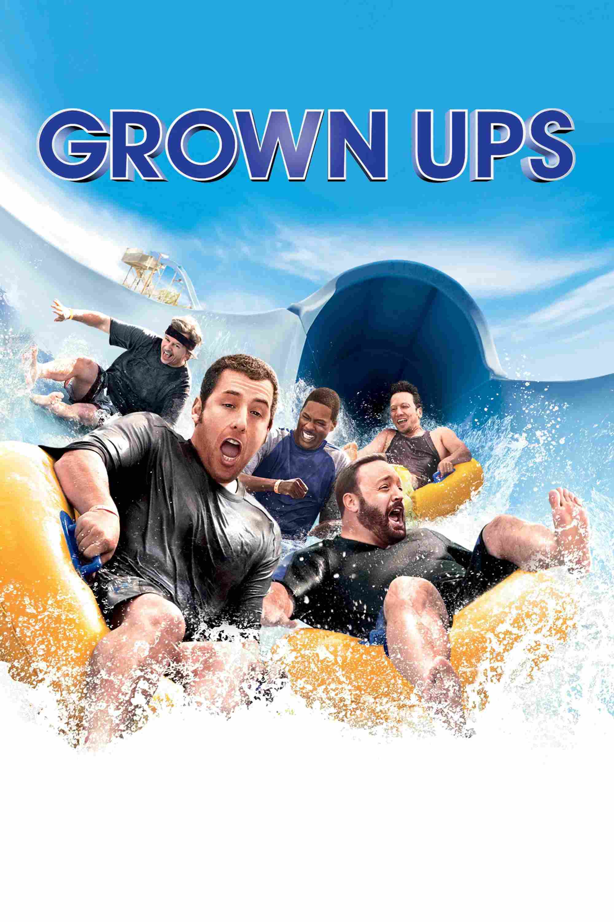 Poster chính thức của phim Phim Hài "Những Đứa Trẻ To Xác 1" (Grown Ups - 2010), với sự tham gia của diễn viên Adam Sandler và Kevin James.