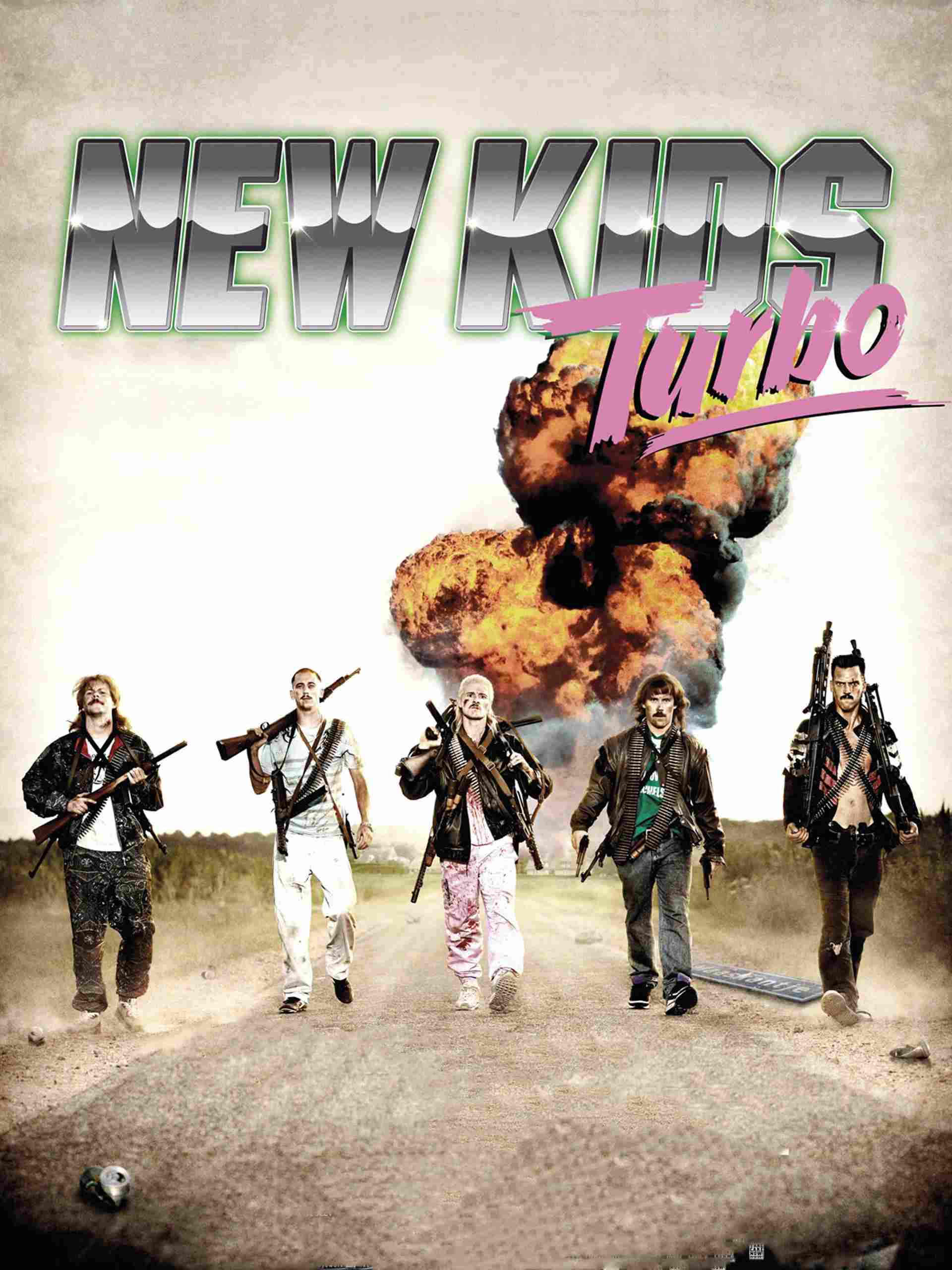 Poster chính thức của phim Phim Hành Động, Phim Hài "Những Đứa Trẻ To Xác" (New Kids Turbo - 2010), với sự tham gia của diễn viên Tim Haars và Huub Smit.
