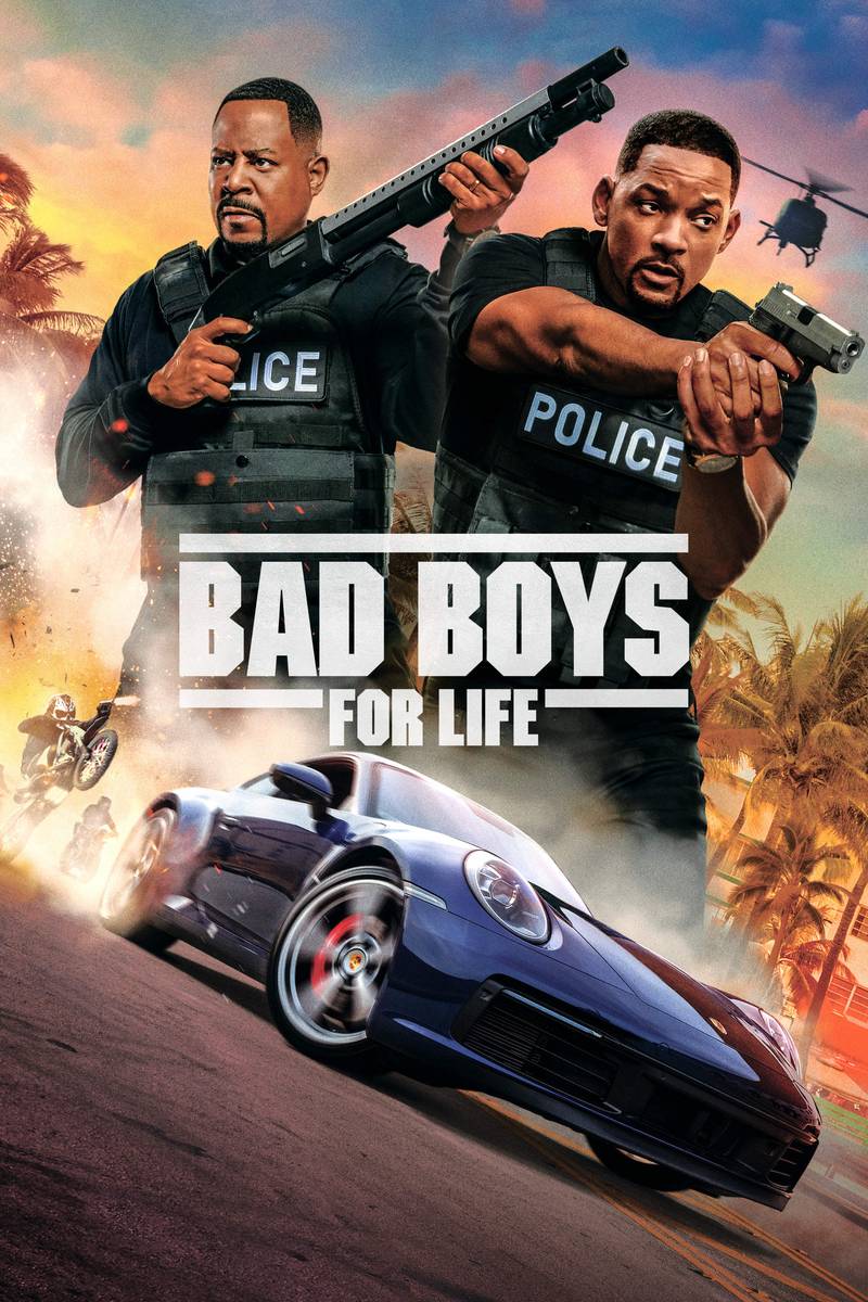 Poster chính thức của phim Phim Giật Gân, Phim Hành Động "Những Gã Trai Hư Trọn Đời" (Bad Boys for Life - 2020), với sự tham gia của diễn viên Will Smith và Martin Lawrence.