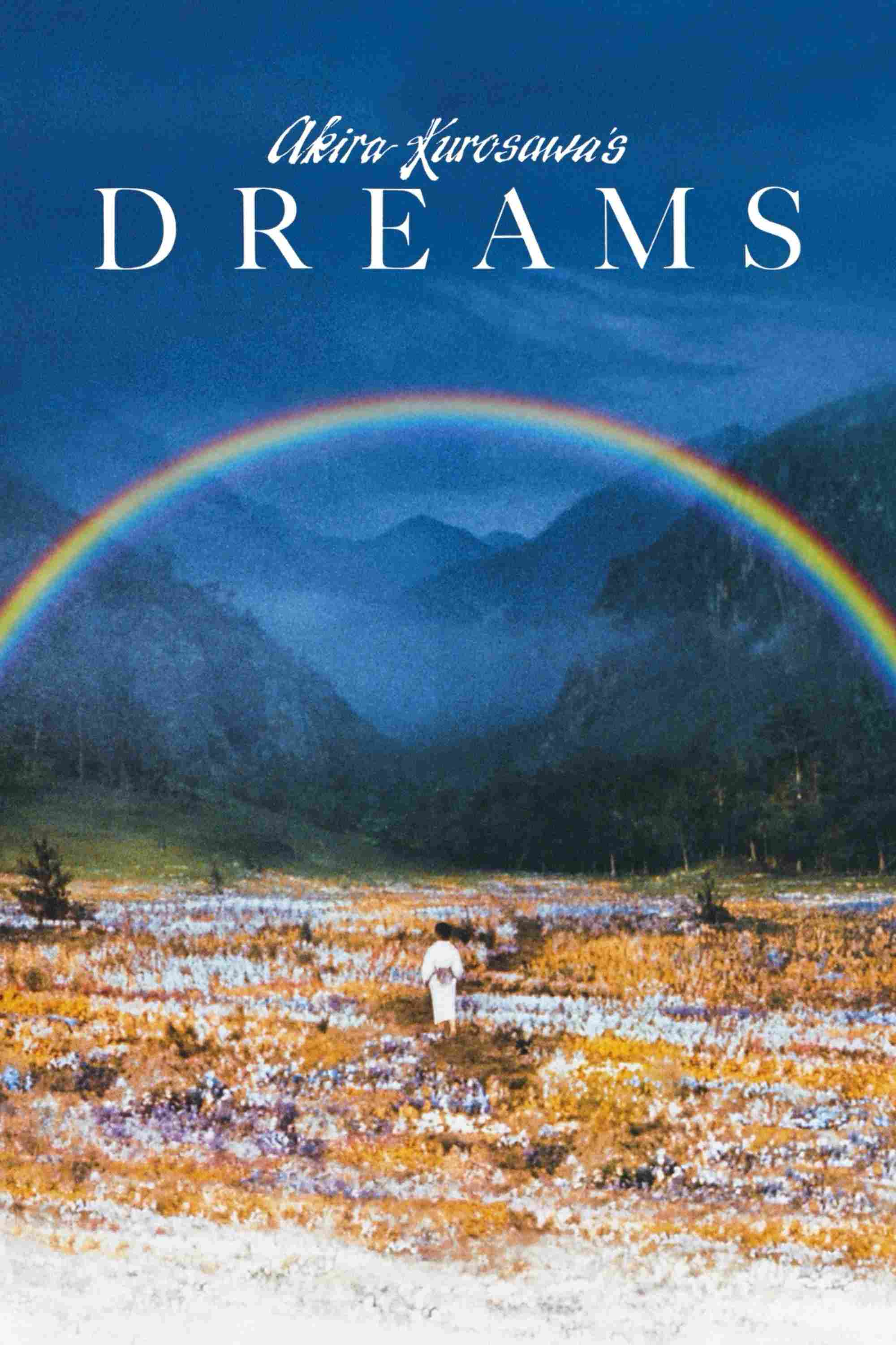 Poster chính thức của phim Phim Giả Tượng, Phim Tâm Lý "Những Giấc Mơ" (Dreams - 1990), với sự tham gia của diễn viên Akira Terao và Mitsuko Baisho.