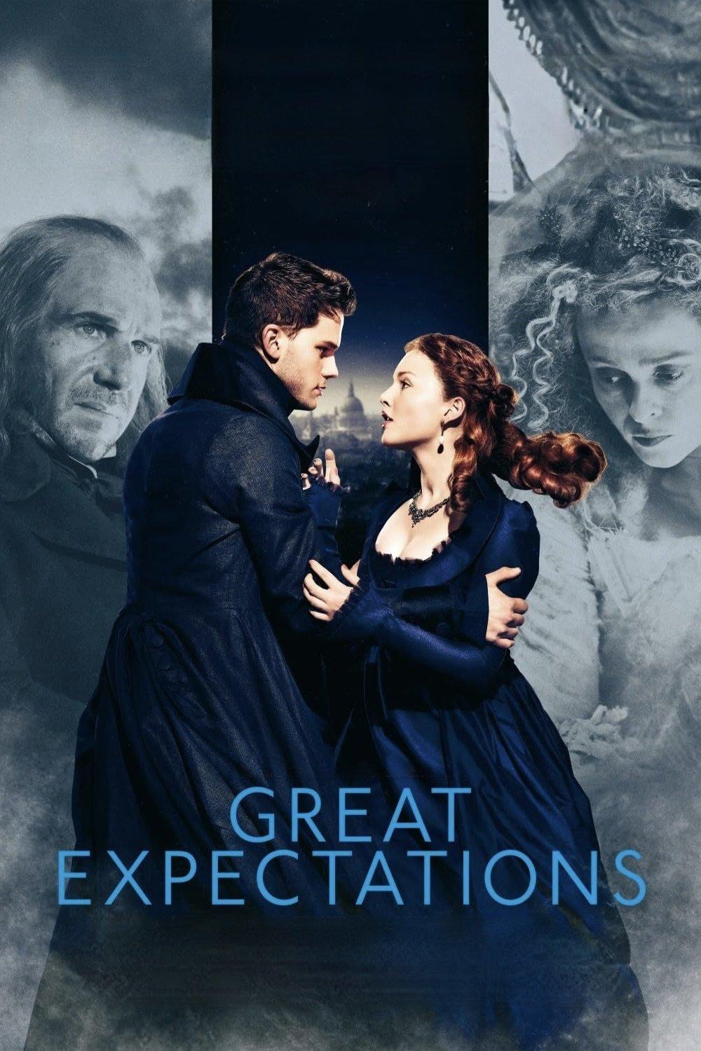 Poster chính thức của phim Phim Tâm Lý, Phim Tình Cảm "Những Kỳ Vọng Lớn Lao" (Great Expectations - 2012), với sự tham gia của diễn viên Jeremy Irvine và Helena Bonham Carter.