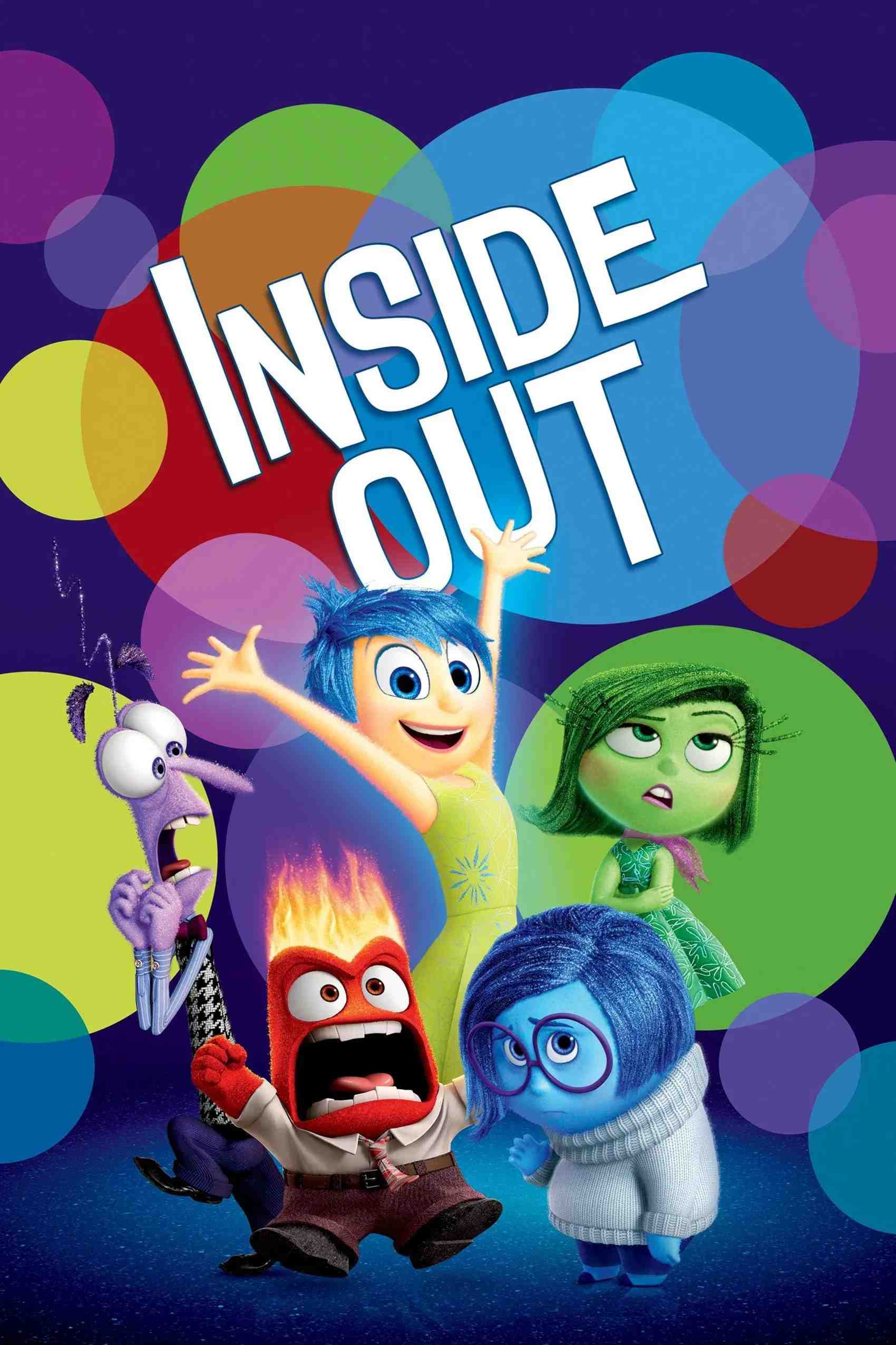 Poster chính thức của phim Phim Hoạt Hình, Phim Gia Đình "Những Mảnh Ghép Cảm Xúc" (Inside Out - 2015), với sự tham gia của diễn viên Amy Poehler và Phyllis Smith.