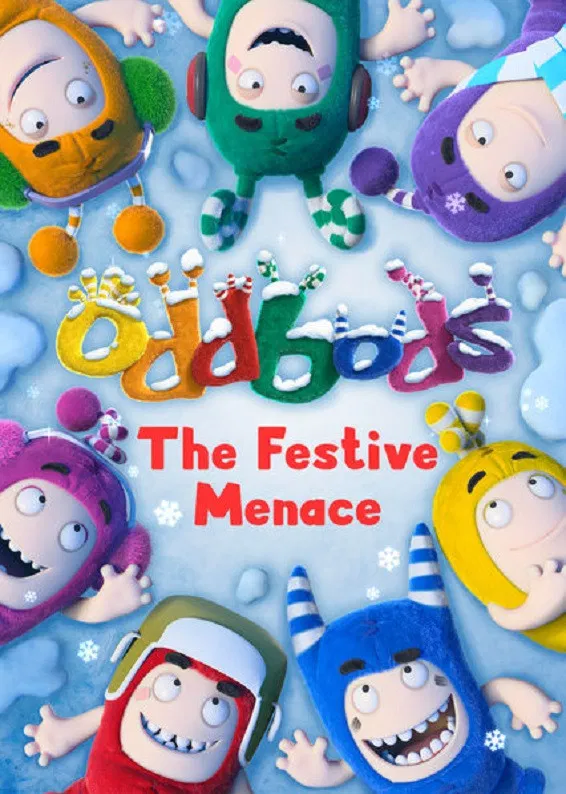 Poster chính thức của phim Phim Hoạt Hình, Phim Hài "Những người bạn kỳ lạ" (Oddbods: The Festive Menace - 2018), với sự tham gia của diễn viên Chio Su-Ping.