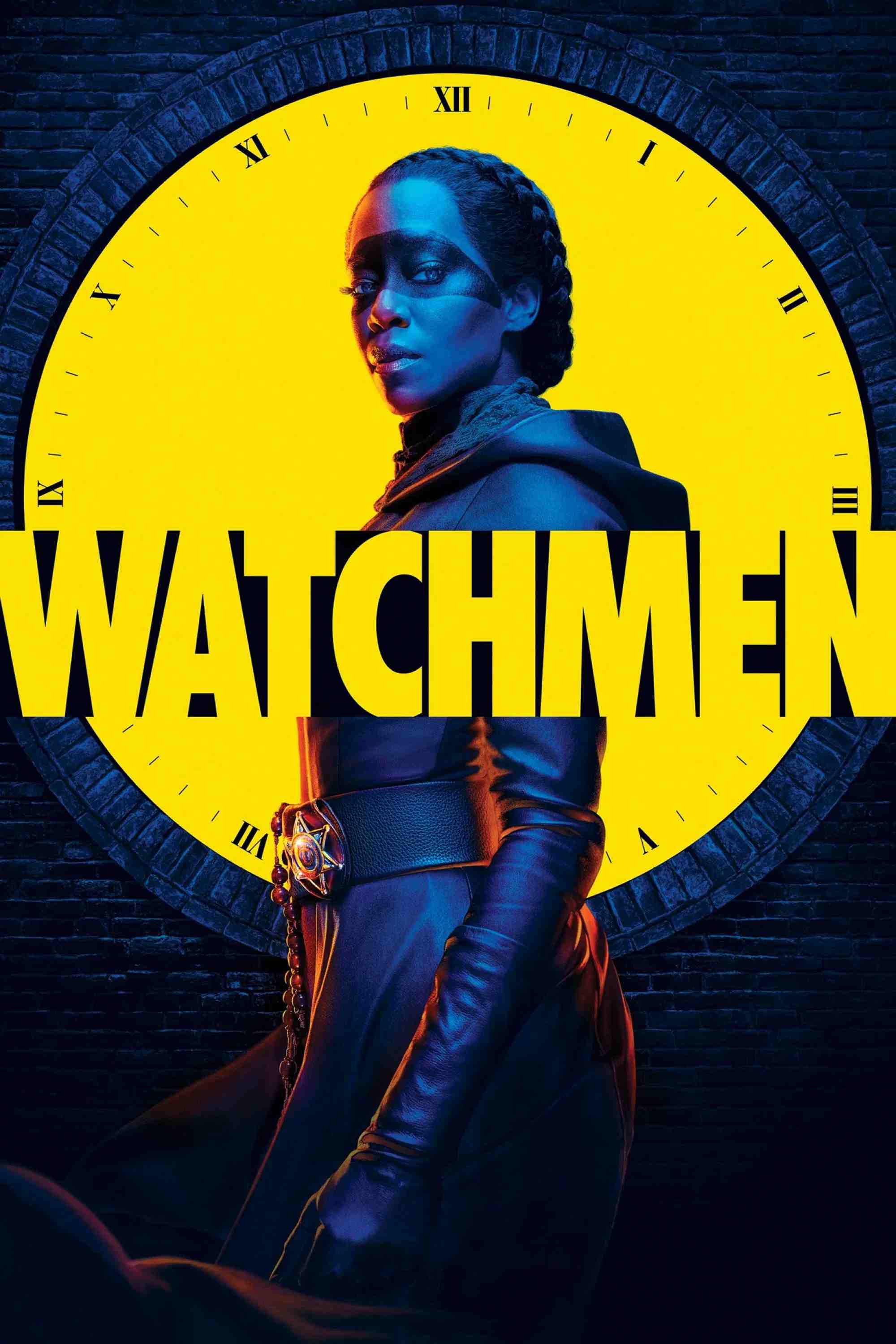 Poster chính thức của phim Phim Tâm Lý, Phim Hình Sự "Những Người Canh Giữ" (Watchmen - 2019), với sự tham gia của diễn viên Regina King và Yahya Abdul-Mateen II.