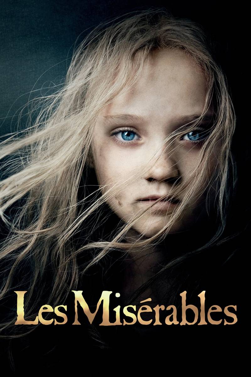 Poster chính thức của phim Phim Lịch Sử, Phim Tâm Lý "Những Người Khốn Khổ 2012" (Les Misérables - 2012), với sự tham gia của diễn viên Hugh Jackman và Russell Crowe.