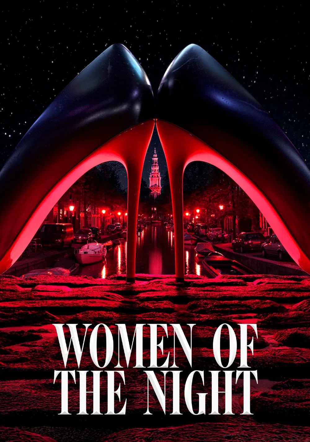 Poster chính thức của phim Phim Tâm Lý, Phim Hình Sự "Những Người Phụ Nữ Của Màn Đêm" (Women of the Night - 2019), với sự tham gia của diễn viên Karina Smulders và Hilde Van Mieghem.