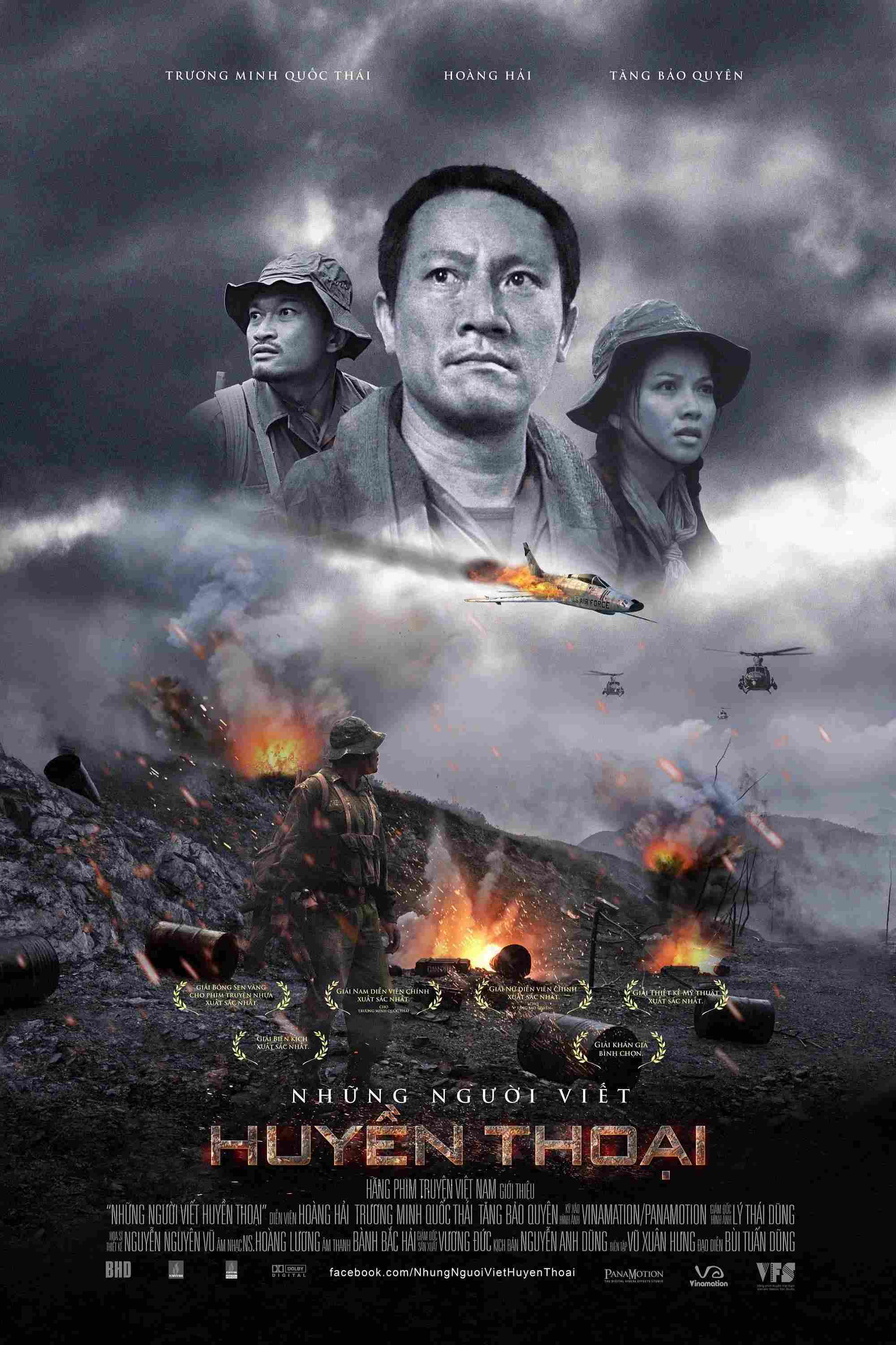 Poster chính thức của phim Phim Hành Động, Phim Chiến Tranh "Những Người Viết Huyền Thoại" (The Legend Makers - 2013), với sự tham gia của diễn viên Tăng Bảo Quyên và Trương Minh Quốc Thái.