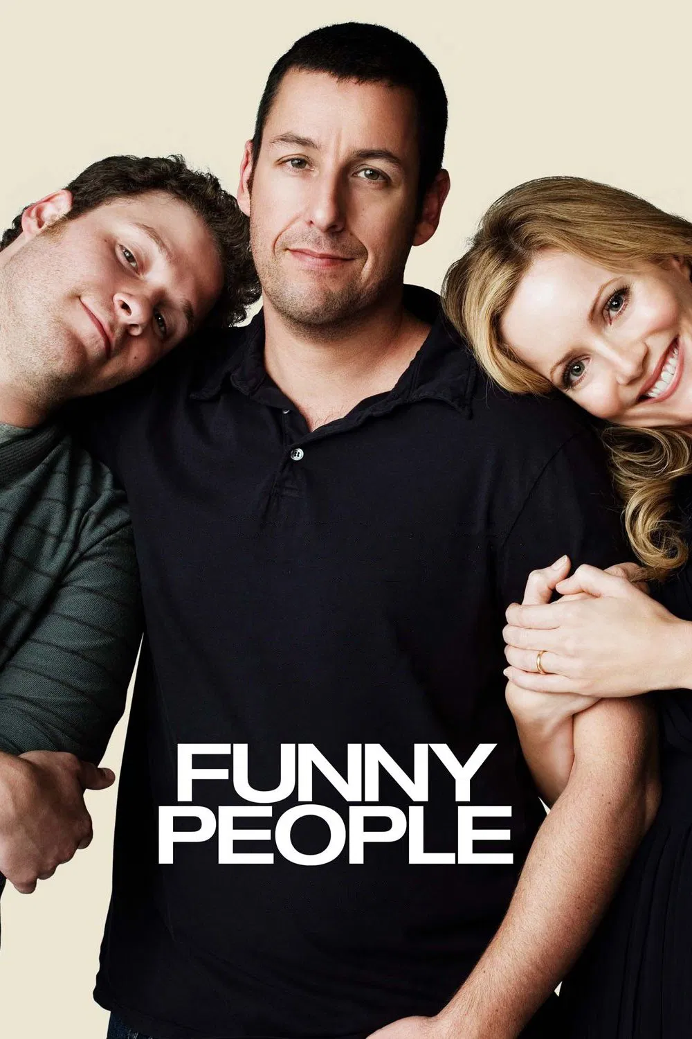 Poster chính thức của phim Phim Hài, Phim Tâm Lý "Những Người Vui Tính" (Funny People - 2009), với sự tham gia của diễn viên Adam Sandler và Seth Rogen.