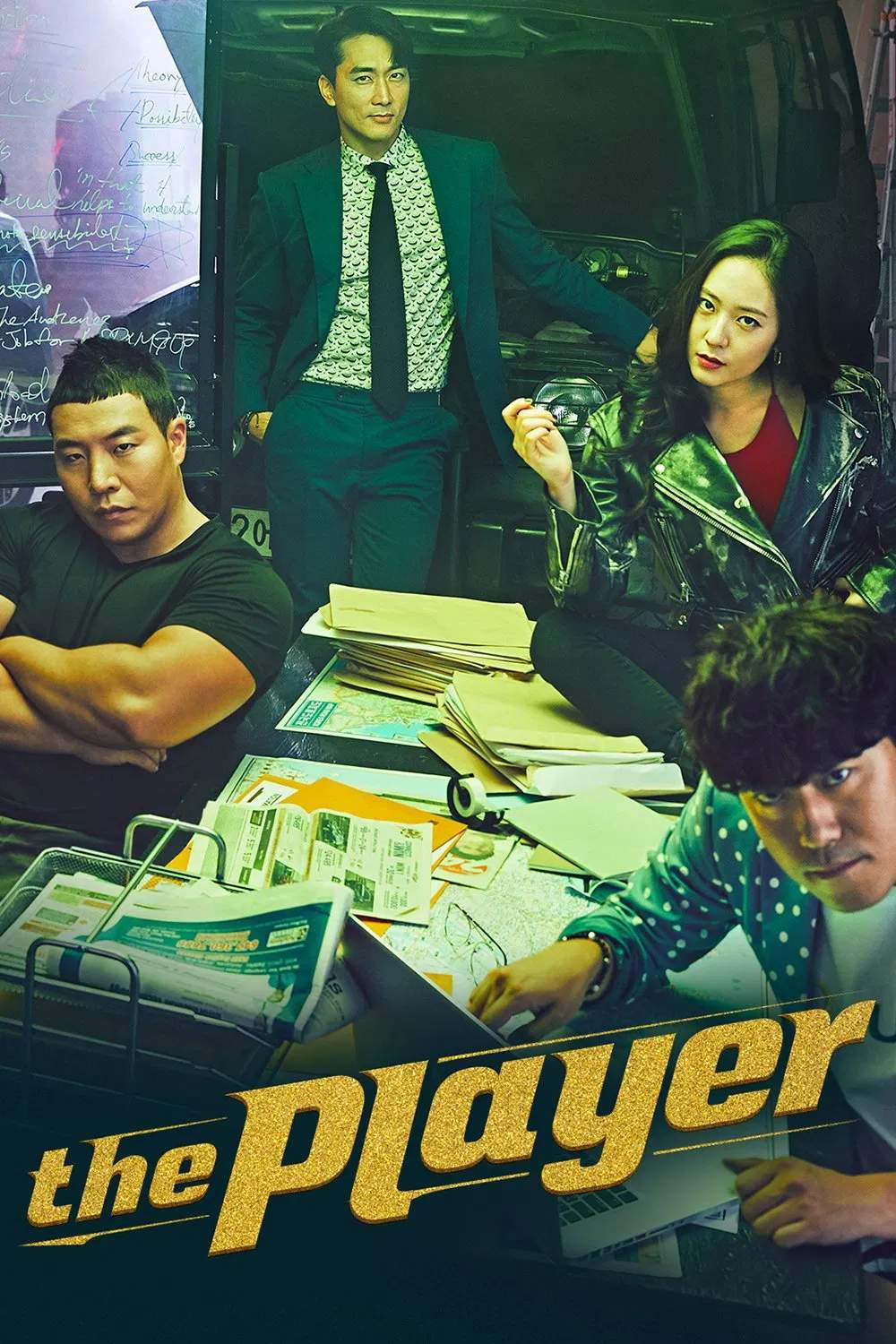 Poster chính thức của phim Phim Hình Sự, Phim Hành Động & Phiêu Lưu "Những Tay Chơi Siêu Đẳng" (Player - 2018), với sự tham gia của diễn viên Song Seung-heon và Jang Gyu-ri.