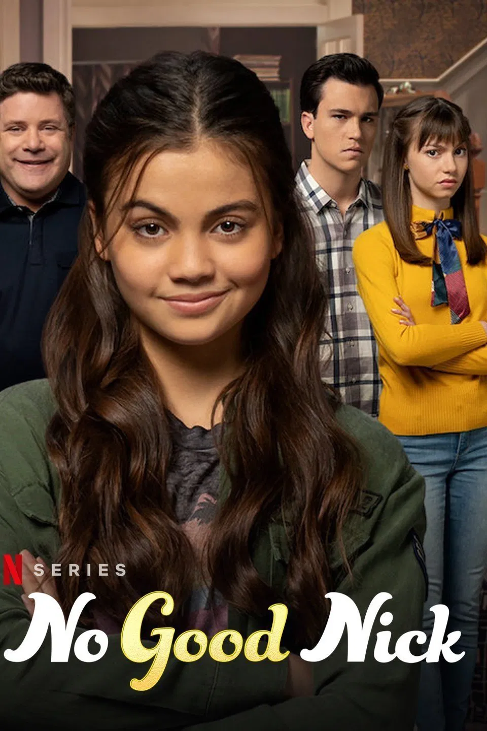 Poster chính thức của phim Phim Hài, Phim Gia Đình "Nick Ranh Ma (Phần 1)" (No Good Nick - 2019), với sự tham gia của diễn viên Siena Agudong và Lauren Lindsey Donzis.