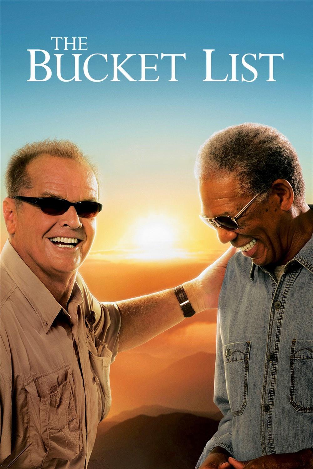 Poster chính thức của phim Phim Tâm Lý, Phim Hài "Niềm Sống" (The Bucket List - 2007), với sự tham gia của diễn viên Jack Nicholson và Morgan Freeman.