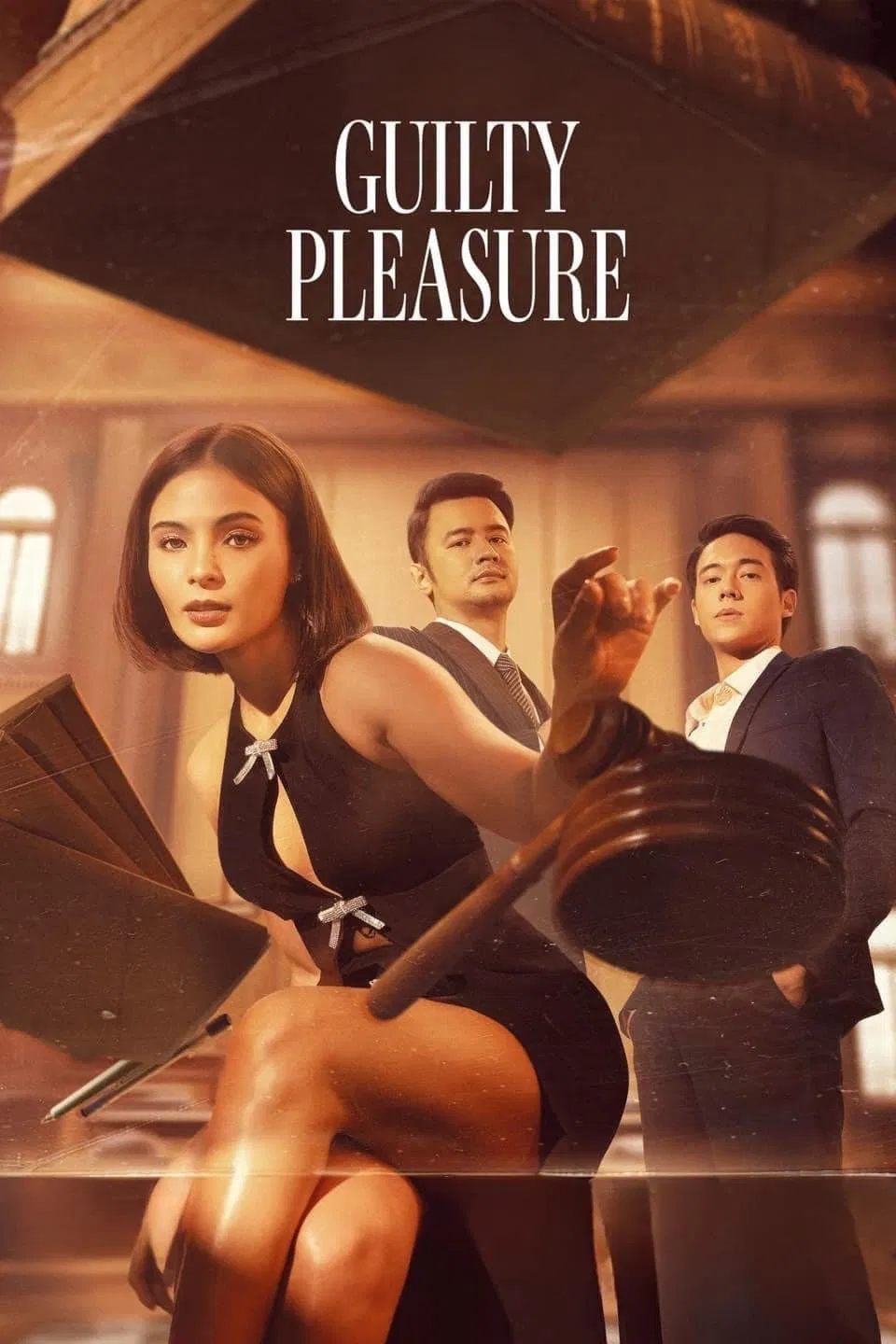 Poster chính thức của phim Phim Tình Cảm, Phim Tâm Lý "Niềm Vui Tội Lỗi" (Guilty Pleasure - 2024), với sự tham gia của diễn viên Lovi Poe và JM de Guzman.