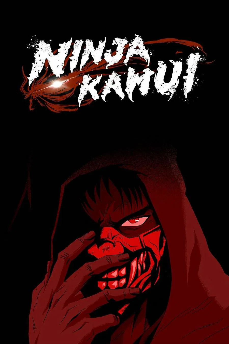 Poster chính thức của phim Phim Hoạt Hình, Phim Hành Động & Phiêu Lưu "Ninja Kamui" (Ninja Kamui - 2024), với sự tham gia của diễn viên Kenjiro Tsuda và Atsushi Ono.