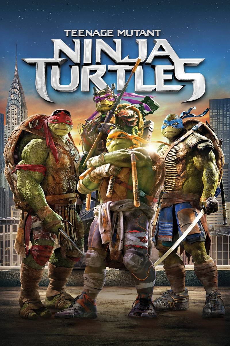 Poster chính thức của phim Phim Viễn Tưởng, Phim Hành Động "Ninja Rùa" (Teenage Mutant Ninja Turtles - 2014), với sự tham gia của diễn viên Pete Ploszek và Alan Ritchson.