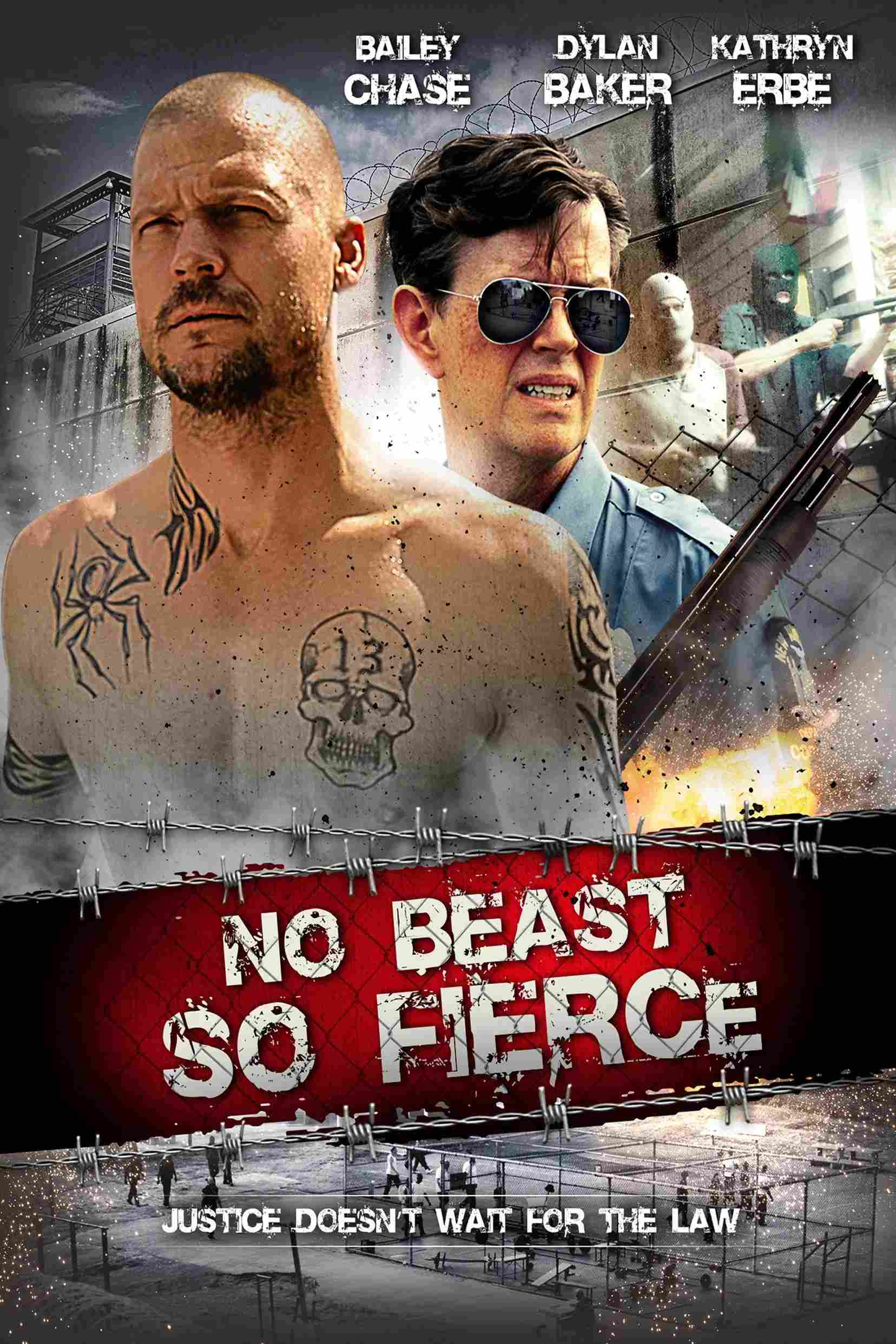 Poster chính thức của phim Phim Giật Gân, Phim Tâm Lý "No Beast So Fierce" (No Beast So Fierce - 2016), với sự tham gia của diễn viên Kathryn Erbe và Dylan Baker.