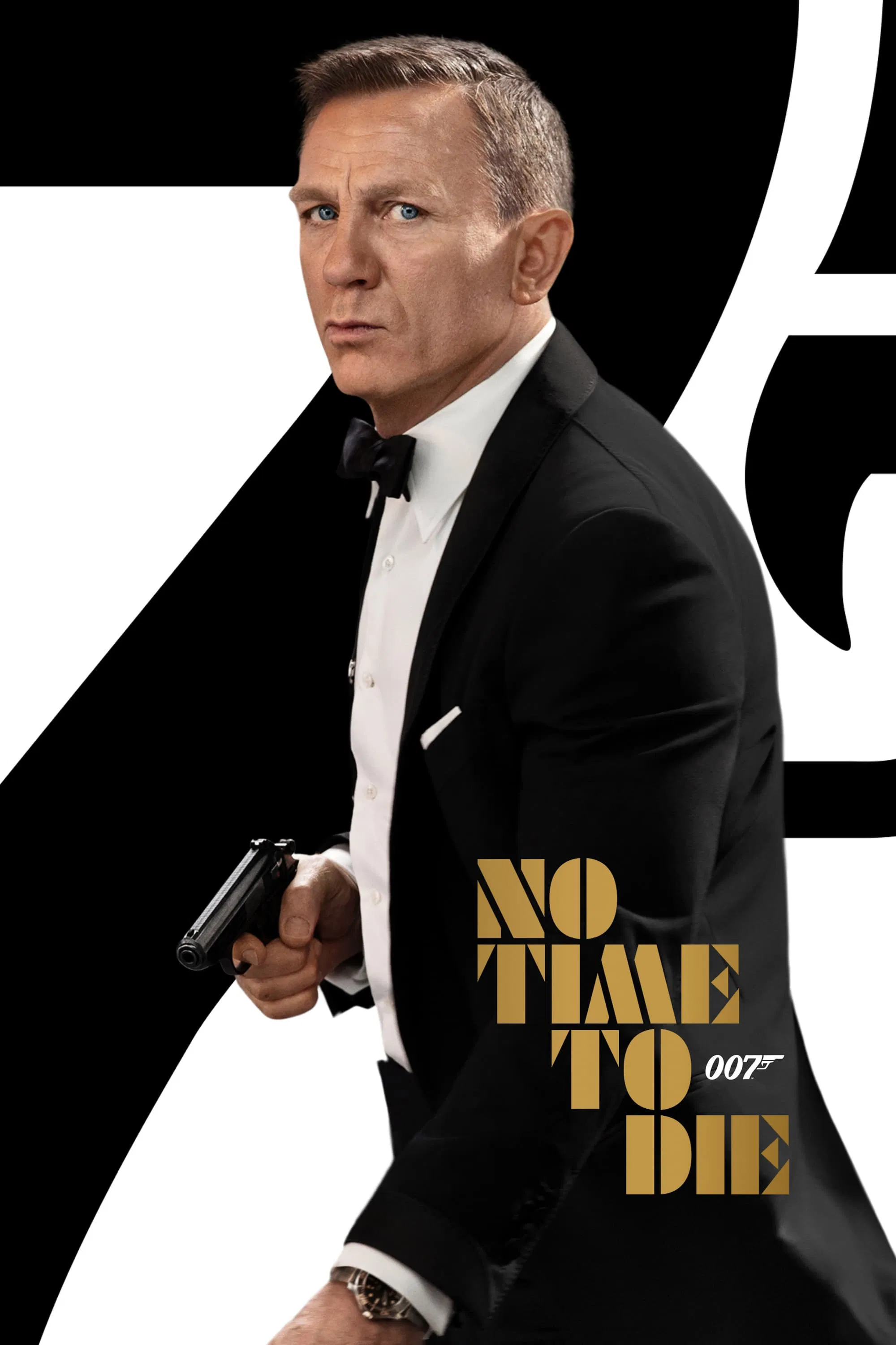 Poster chính thức của phim Phim Hành Động, Phim Giật Gân "No Time to Die" (No Time to Die - 2021), với sự tham gia của diễn viên Daniel Craig và Léa Seydoux.