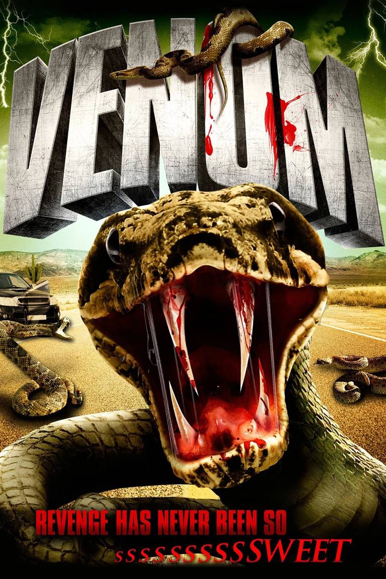 Poster chính thức của phim Phim Giật Gân, Phim Kinh Dị "Nọc Rắn" (Venom - 2011), với sự tham gia của diễn viên Jessica Morris và Roberto 'Sanz' Sanchez.