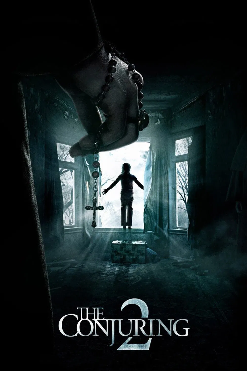 Poster chính thức của phim Phim Kinh Dị "Nỗi Ám Ảnh Kinh Hoàng 2" (The Conjuring 2 - 2016), với sự tham gia của diễn viên Vera Farmiga và Patrick Wilson.