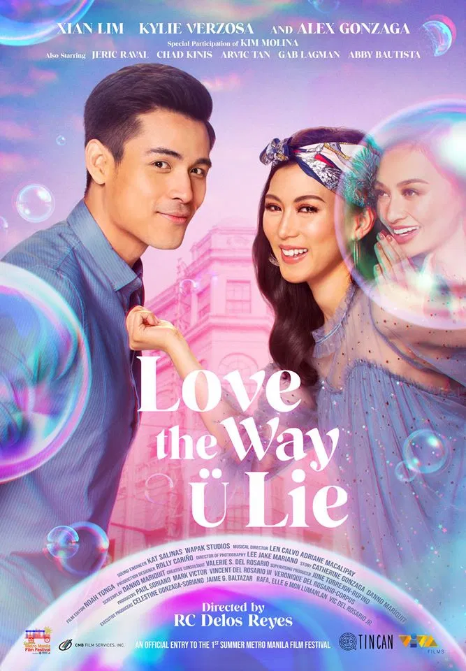 Poster chính thức của phim Phim Tình Cảm, Phim Hài "Nói dối để được bên anh" (Love the Way U Lie - 2020), với sự tham gia của diễn viên Xian Lim và Alex Gonzaga.