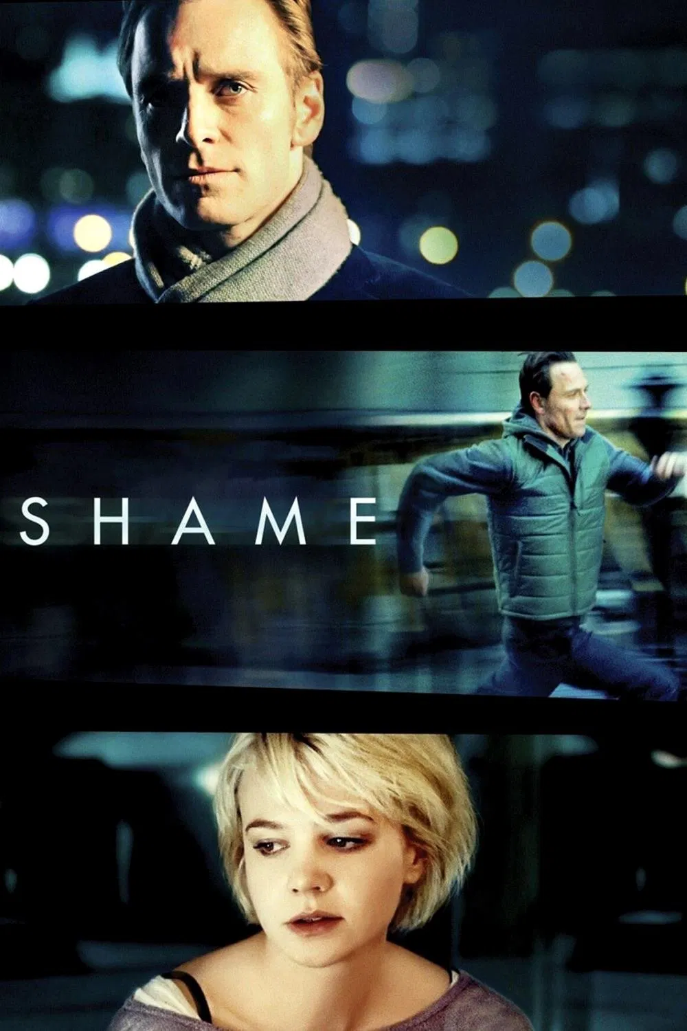 Poster chính thức của phim Phim Tâm Lý "Nỗi ô nhục" (Shame - 2011), với sự tham gia của diễn viên Michael Fassbender và Carey Mulligan.