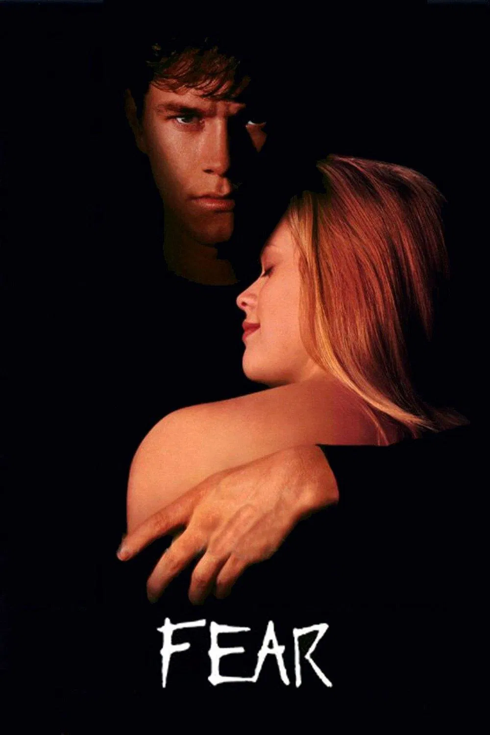 Poster chính thức của phim Phim Giật Gân "Nỗi Sợ" (Fear - 1996), với sự tham gia của diễn viên Mark Wahlberg và Reese Witherspoon.