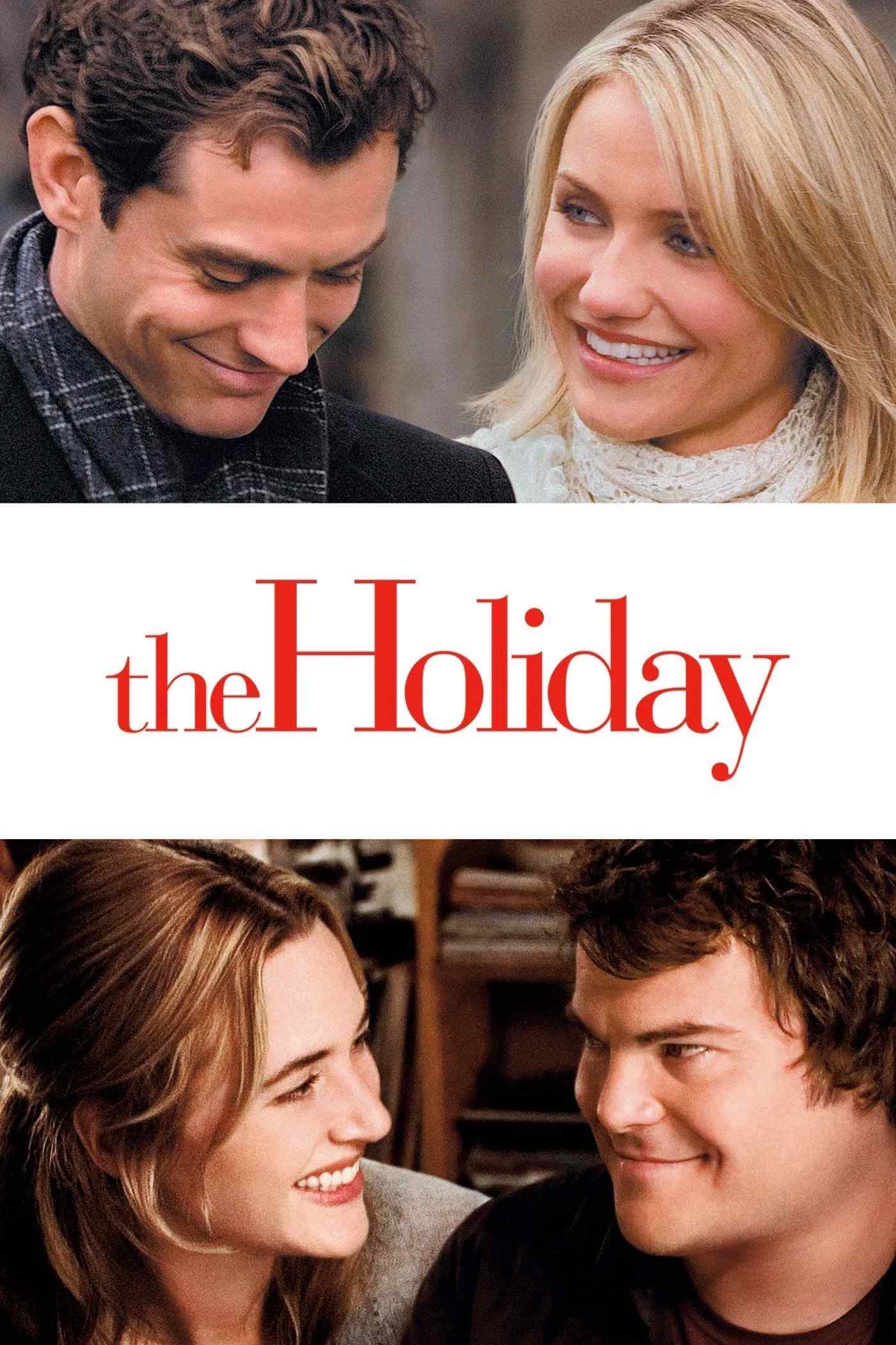 Poster chính thức của phim Phim Hài, Phim Tình Cảm "Nơi Tình Yêu Bắt Đầu" (The Holiday - 2006), với sự tham gia của diễn viên Cameron Diaz và Kate Winslet.