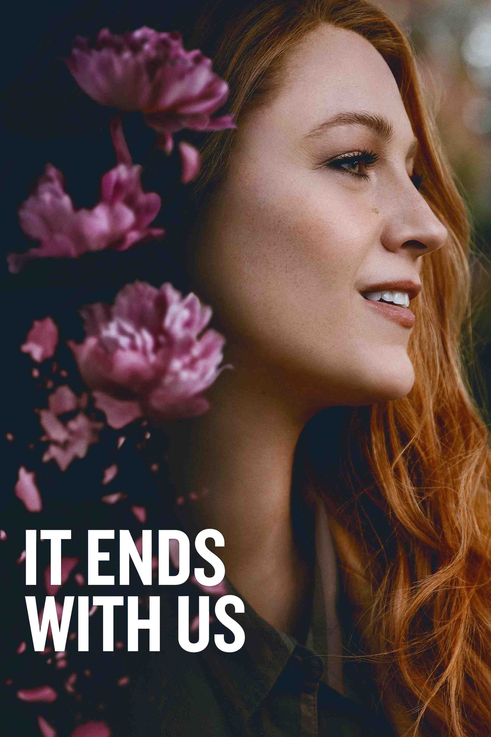 Poster chính thức của phim Phim Tâm Lý, Phim Tình Cảm "Nơi Tình Yêu Kết Thúc" (It Ends with Us - 2024), với sự tham gia của diễn viên Blake Lively và Justin Baldoni.