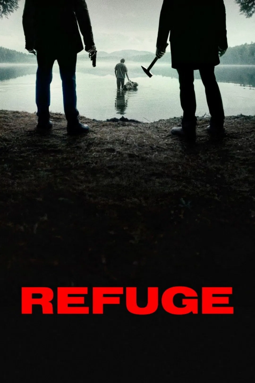 Poster chính thức của phim Phim Giật Gân "Nơi trú ẩn" (Refuge - 2026), với sự tham gia của diễn viên Christopher Dietrick và Adam Dorsey.