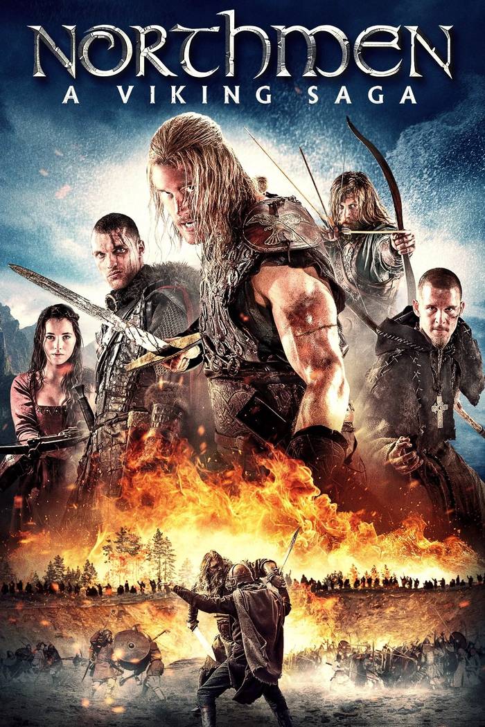 Poster chính thức của phim Phim Phiêu Lưu, Phim Hành Động "Northmen - A Viking Saga" (Northmen: A Viking Saga - 2014), với sự tham gia của diễn viên Ryan Kwanten và James Norton.