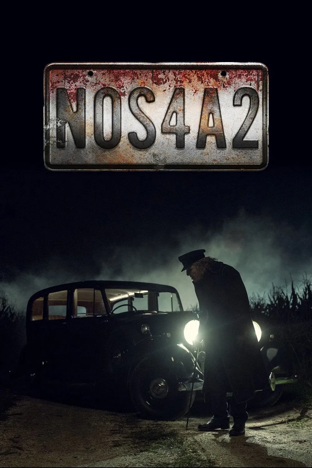 Poster chính thức của phim Phim Viễn Tưởng & Giả Tưởng, Phim Tâm Lý "NOS4A2" (NOS4A2 - 2019), với sự tham gia của diễn viên Ashleigh Cummings và Ólafur Darri Ólafsson.