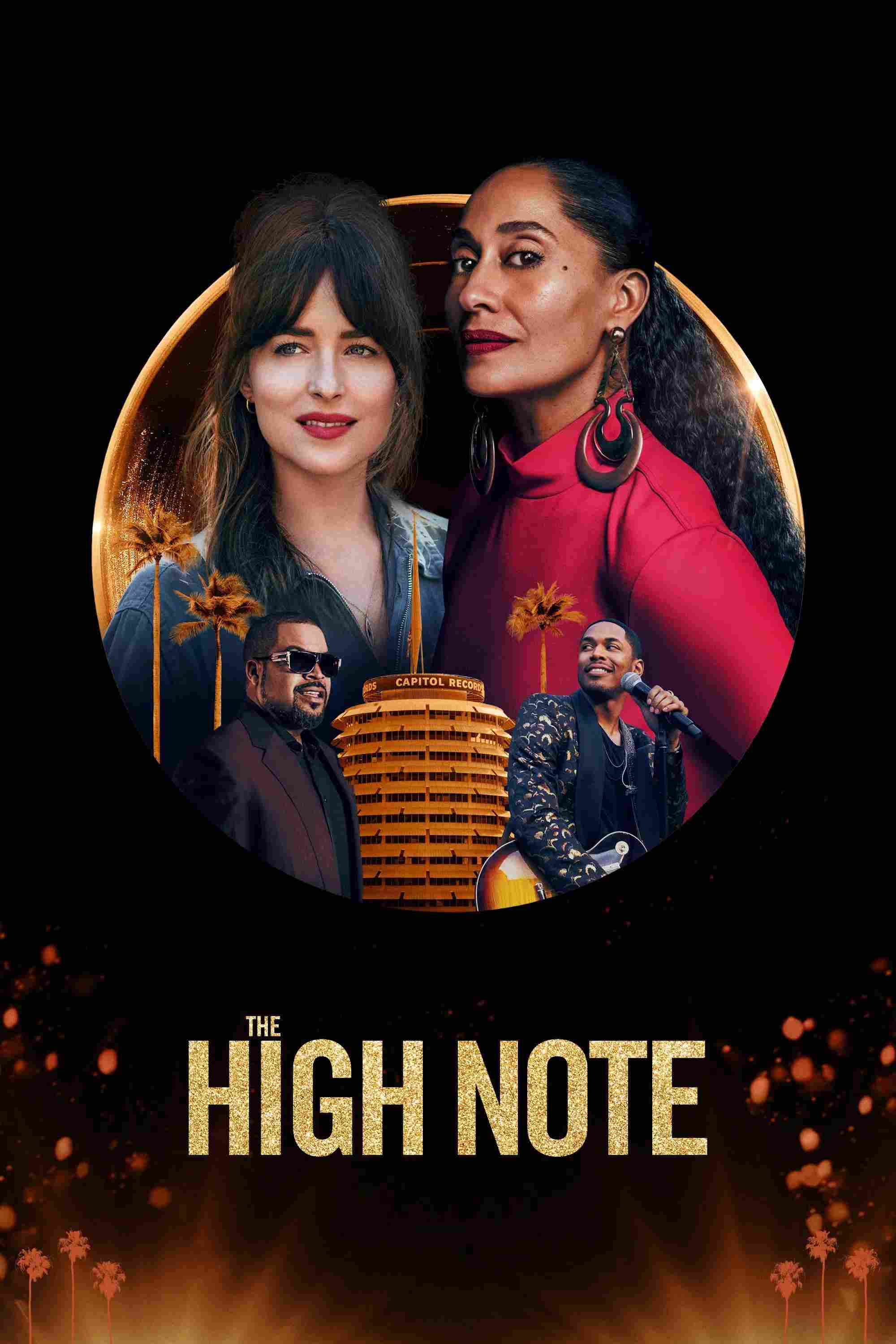 Poster chính thức của phim Phim Tình Cảm, Phim Hài "Nốt Cao" (The High Note - 2020), với sự tham gia của diễn viên Dakota Johnson và Tracee Ellis Ross.