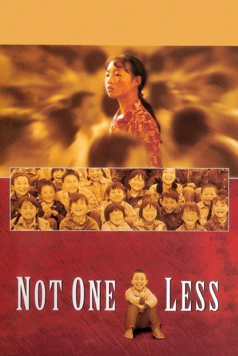 Poster chính thức của phim Phim Tâm Lý "Not One Less" (Not One Less - 1999), với sự tham gia của diễn viên Wei Minzhi và Zhang Huike.