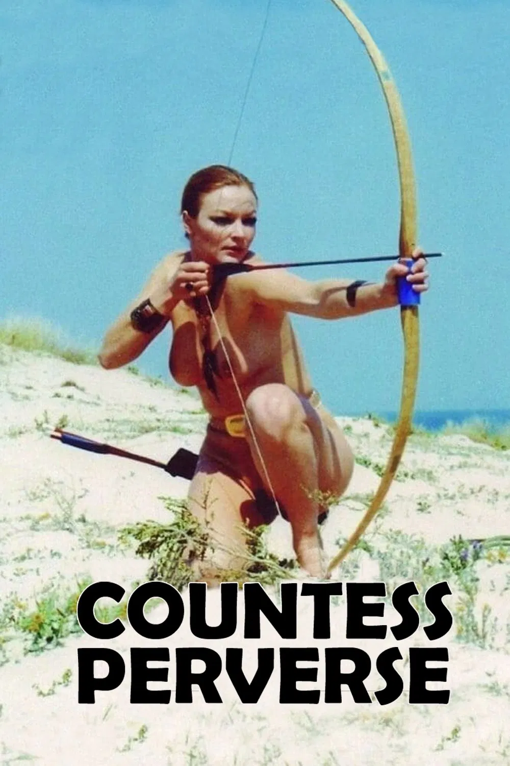 Poster chính thức của phim Phim Giật Gân, Phim Kinh Dị "Nữ Bá Tước Đồi Bại" (The Perverse Countess - 1975), với sự tham gia của diễn viên Alice Arno và Robert Woods.