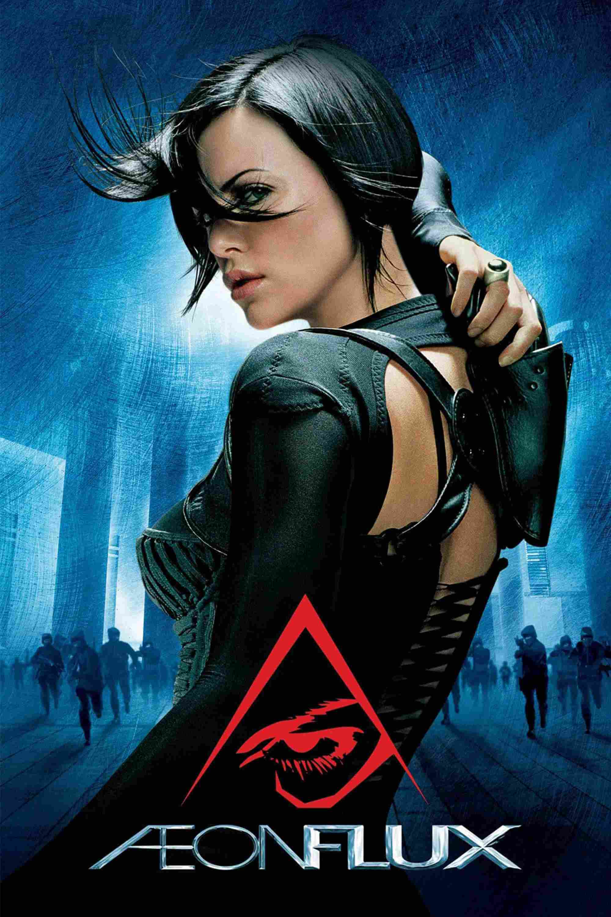 Poster chính thức của phim Phim Viễn Tưởng, Phim Hành Động "Nữ Chiến Binh Tương Lai" (Æon Flux - 2005), với sự tham gia của diễn viên Charlize Theron và Marton Csokas.