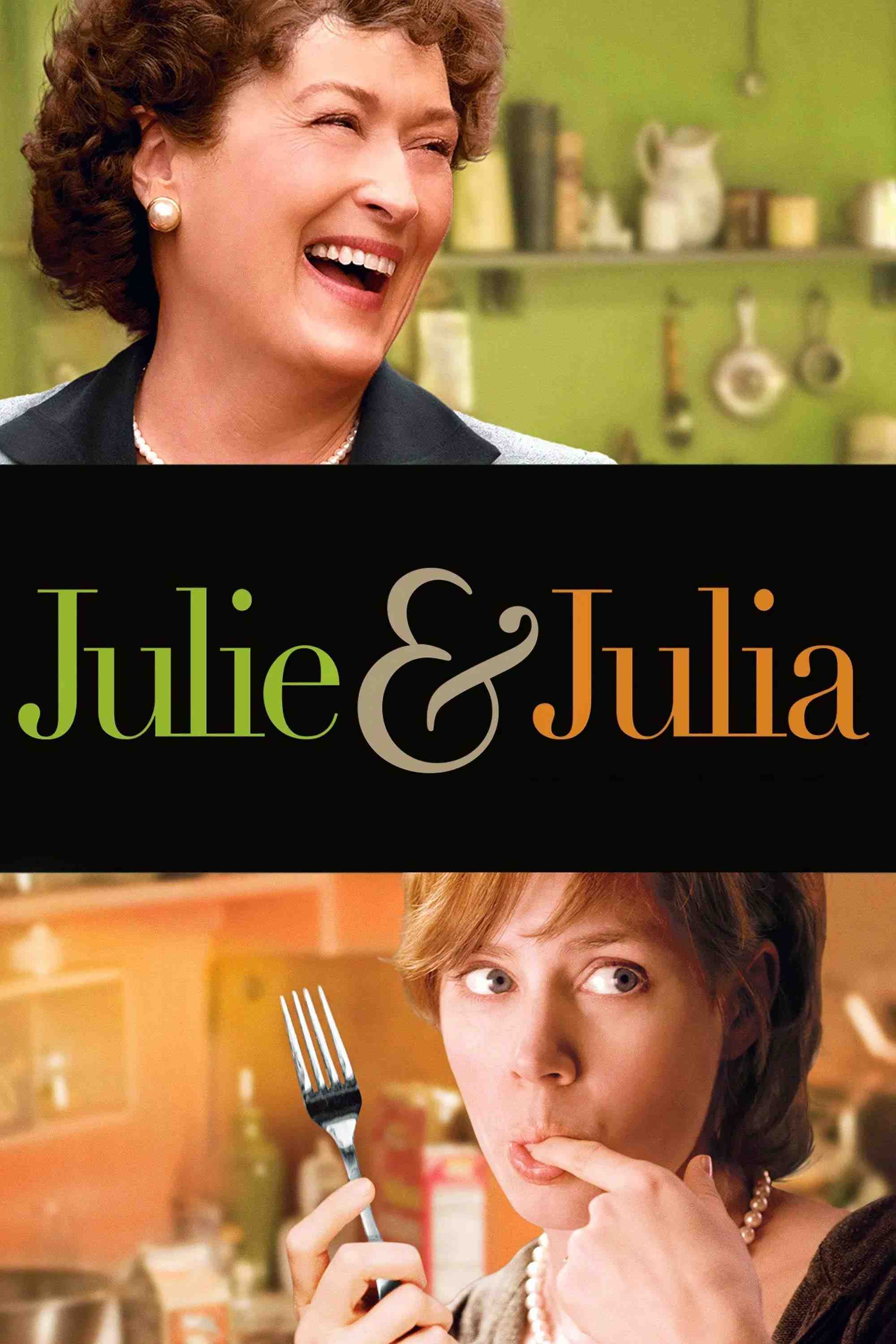 Poster chính thức của phim Phim Tình Cảm, Phim Tâm Lý "Nữ Đầu Bếp" (Julie & Julia - 2009), với sự tham gia của diễn viên Meryl Streep và Amy Adams.