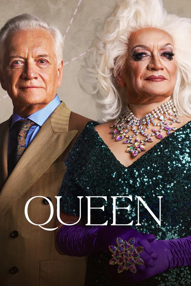 Poster chính thức của phim Phim Tâm Lý "Nữ Hoàng Loretta" (Queen - 2022), với sự tham gia của diễn viên Andrzej Seweryn và Maria Peszek.